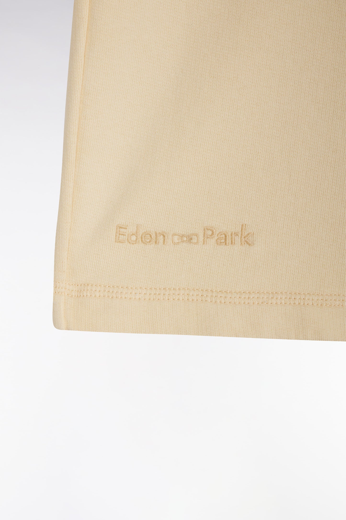 Relaxed-fit ochre cotton fleece shorts