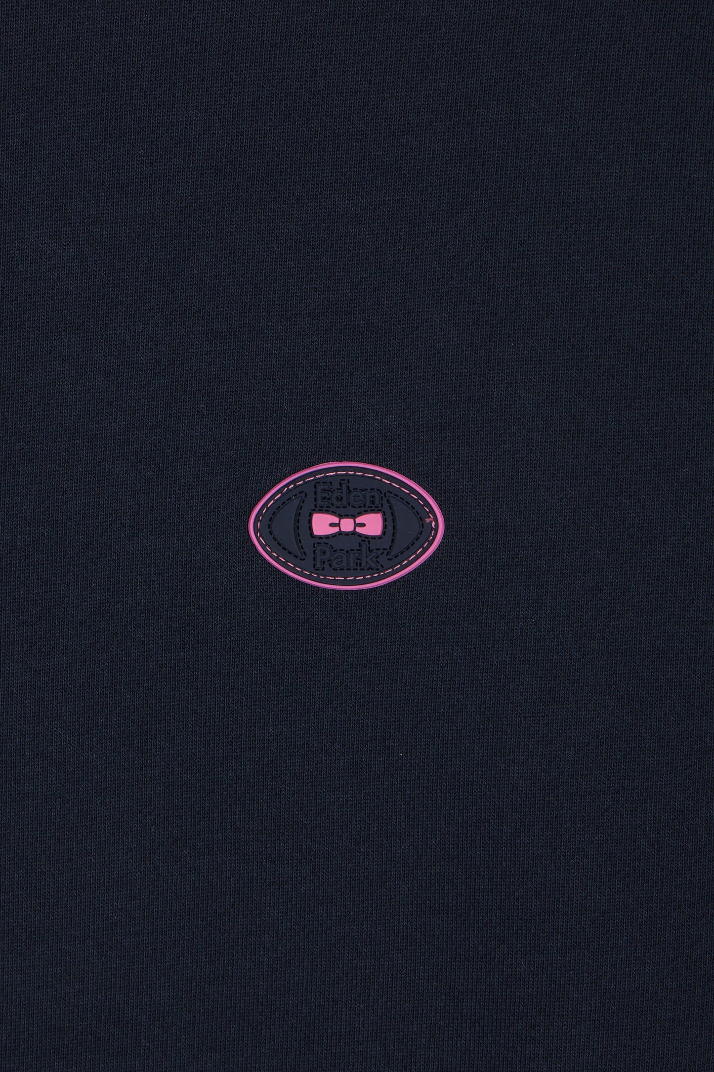 Relaxed-fit two-tone pink cotton fleece sweatshirt