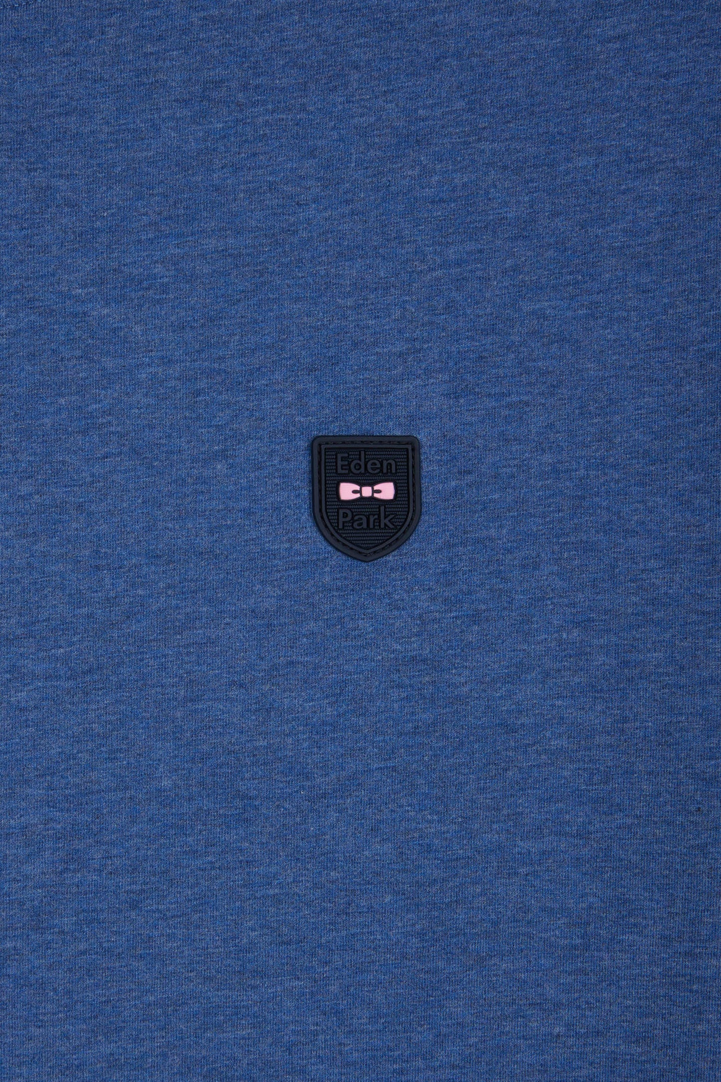 Slim-fit dark blue stretch cotton T-shirt