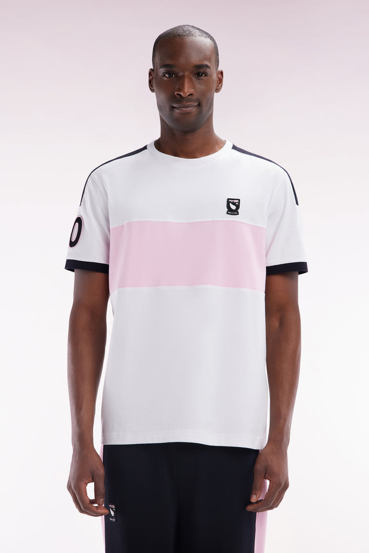 T-shirt Nouvelle Zélande en coton blanc coupe décontractée