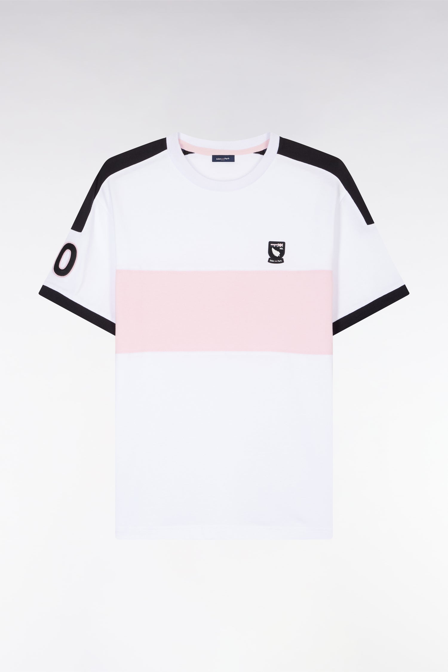T-shirt Nouvelle Zélande en coton blanc coupe décontractée