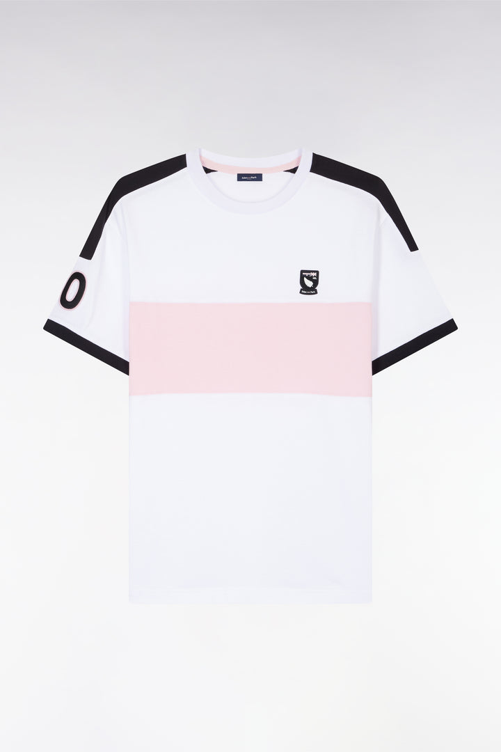 T-shirt Nouvelle Zélande en coton blanc coupe décontractée