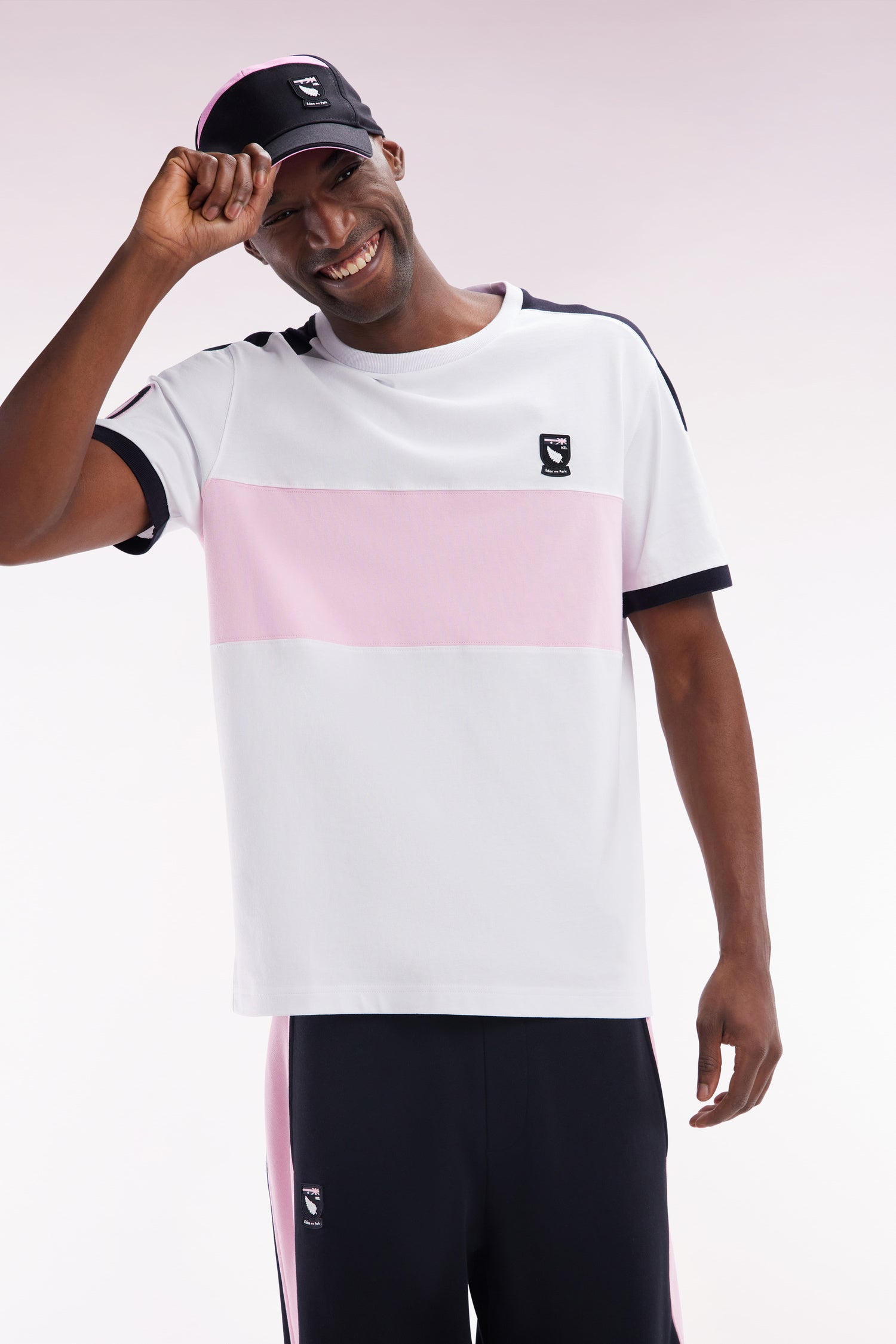 T-shirt Nouvelle Zélande en coton blanc coupe décontractée