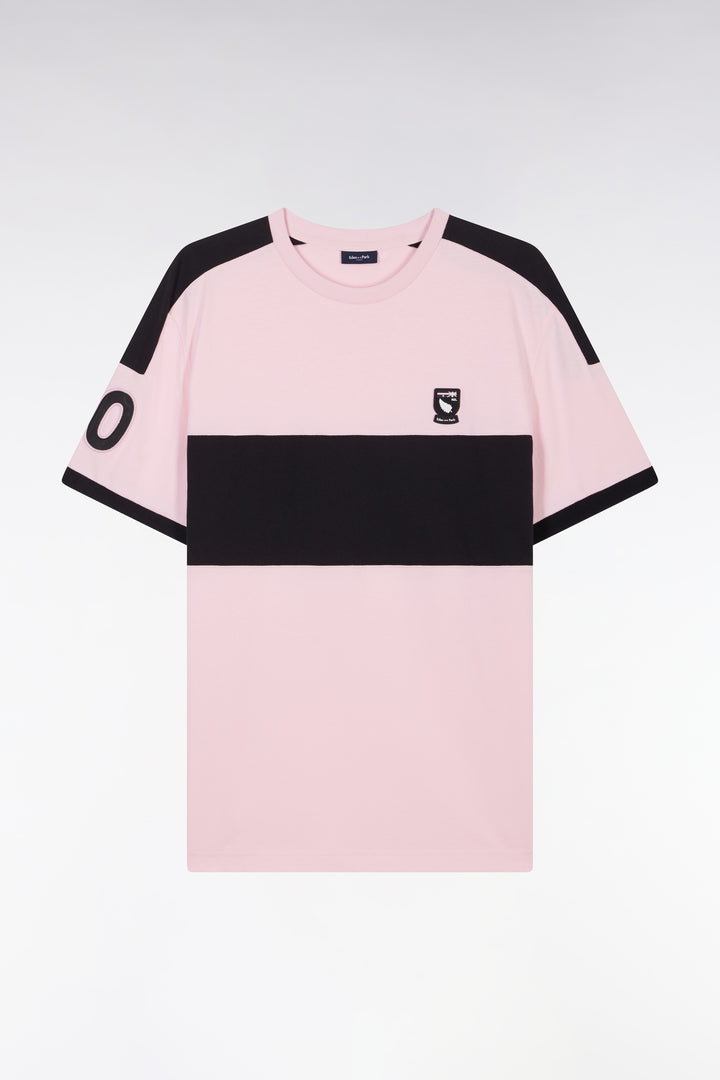 T-shirt Nouvelle Zélande en coton rose coupe décontractée
