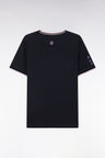 T-shirt XV de France en coton marine broderie 10 coupe droite