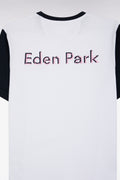 T-shirt à manches courtes en coton blanc coupe décontractée