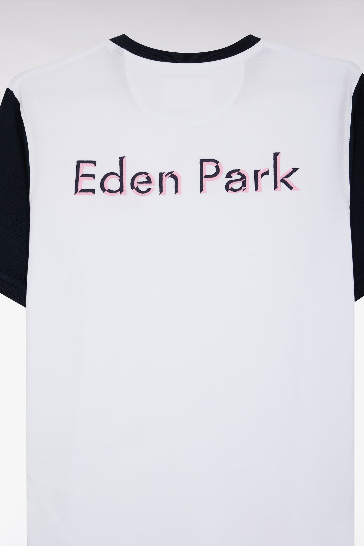 Relaxed fit white cotton short-sleeved T-shirt