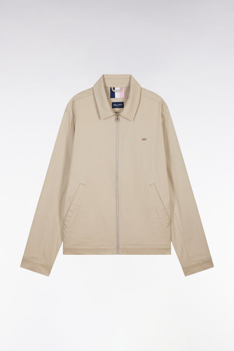 Blouson zippé beige - Image 2