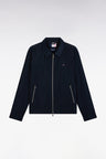 Blouson zippé bleu marine