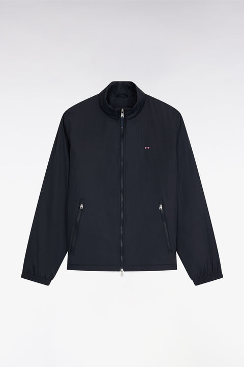 Blouson coupe-vent en nylon marine - Image 1
