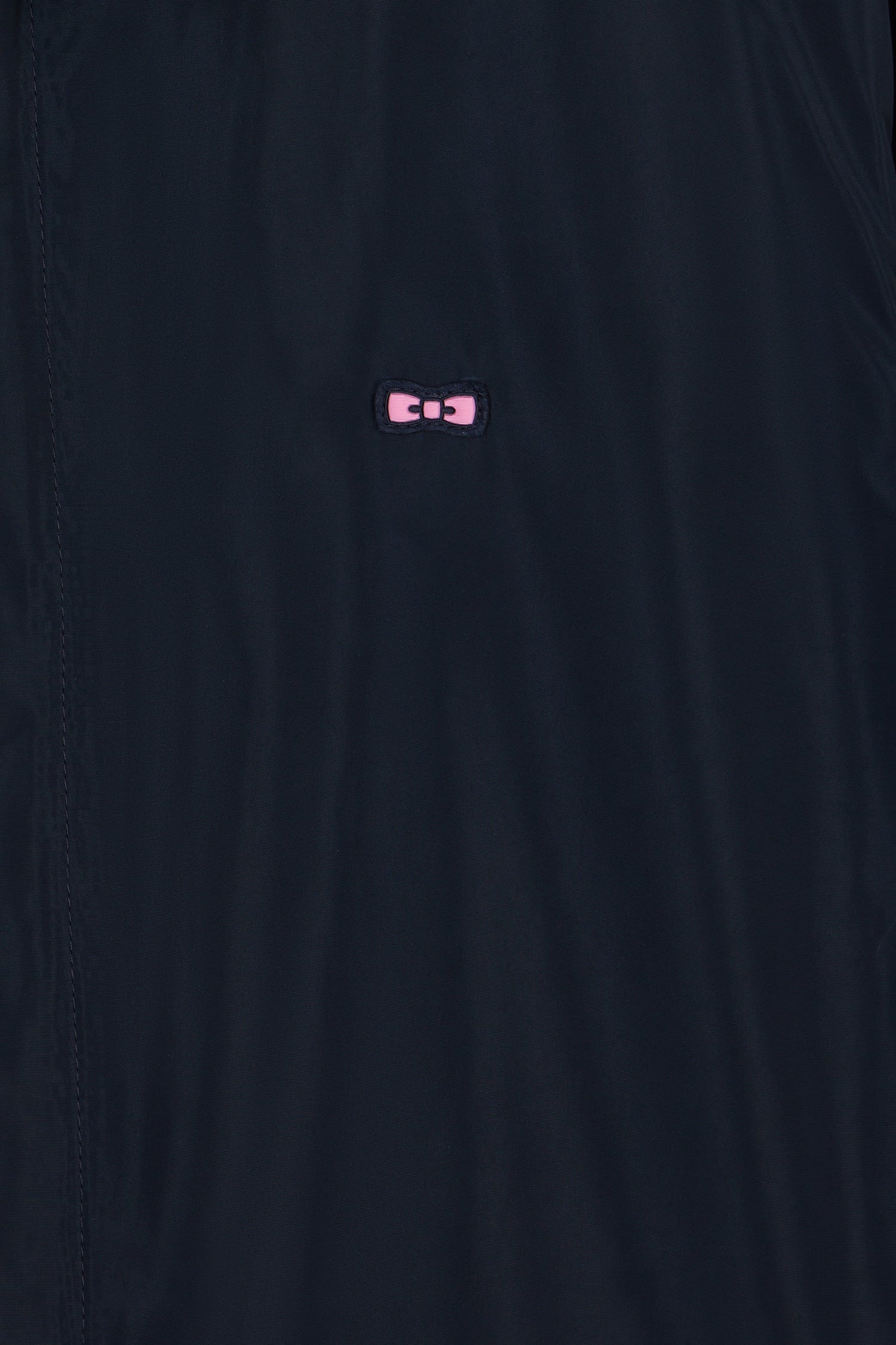 Imperméable à capuche bleu marine
