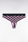 Tango panties in navy and pink strapped stretch modal