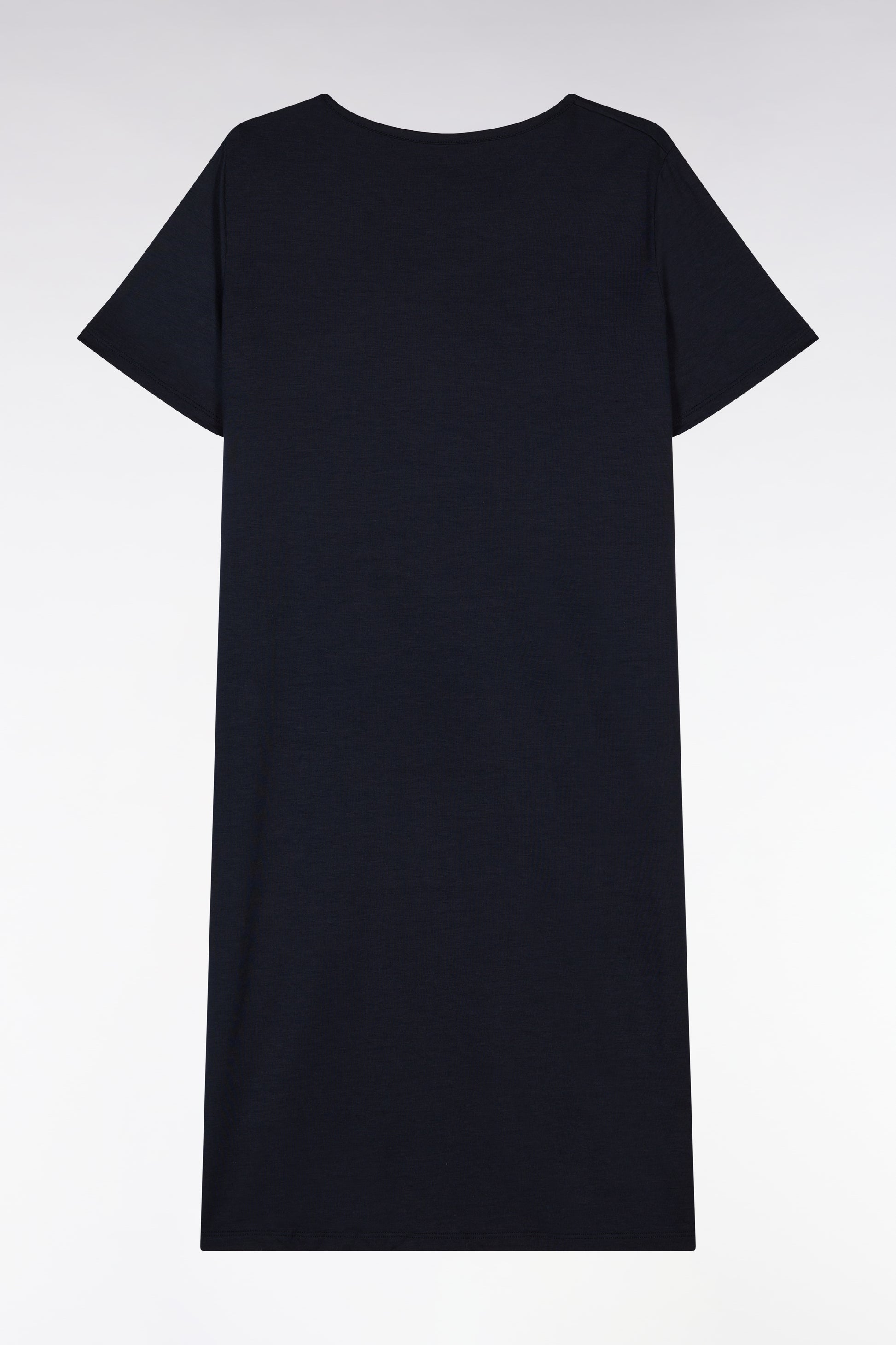 Chemise de nuit en modal stretch marine logo Eden Park