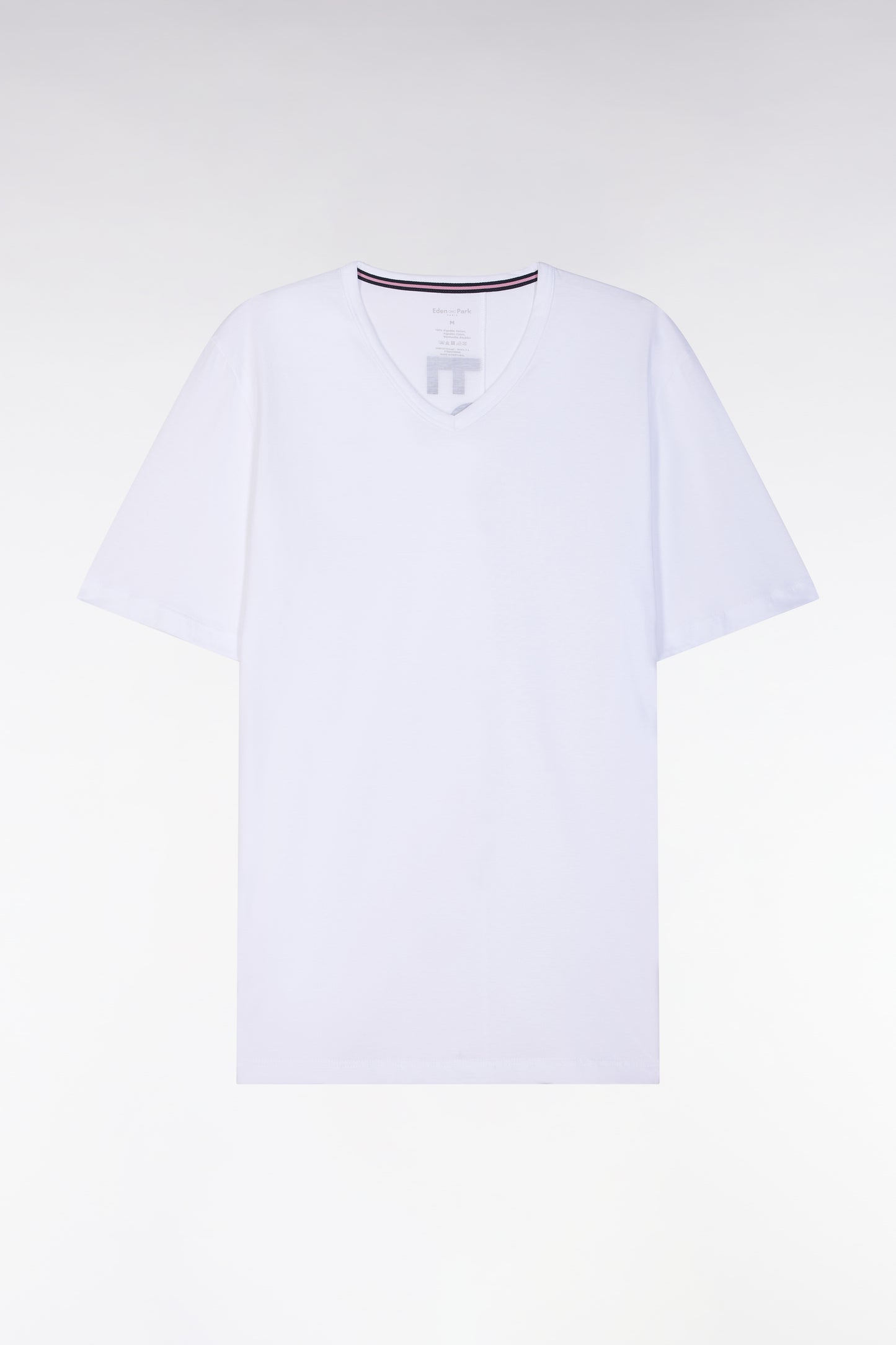 Short pyjamas in cotton jersey White T-shirt Navy shorts
