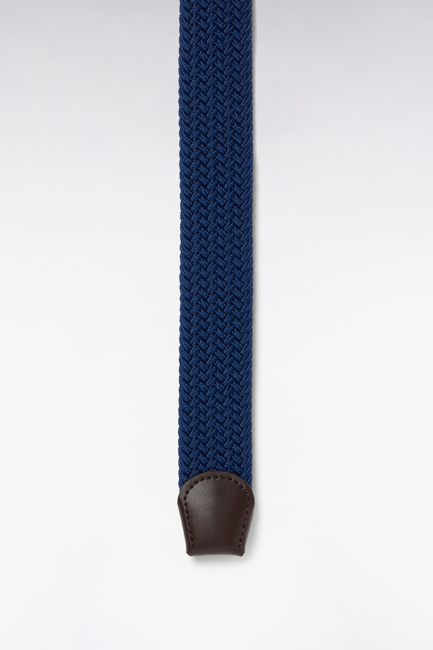 Ceinture textile élastiquée marine