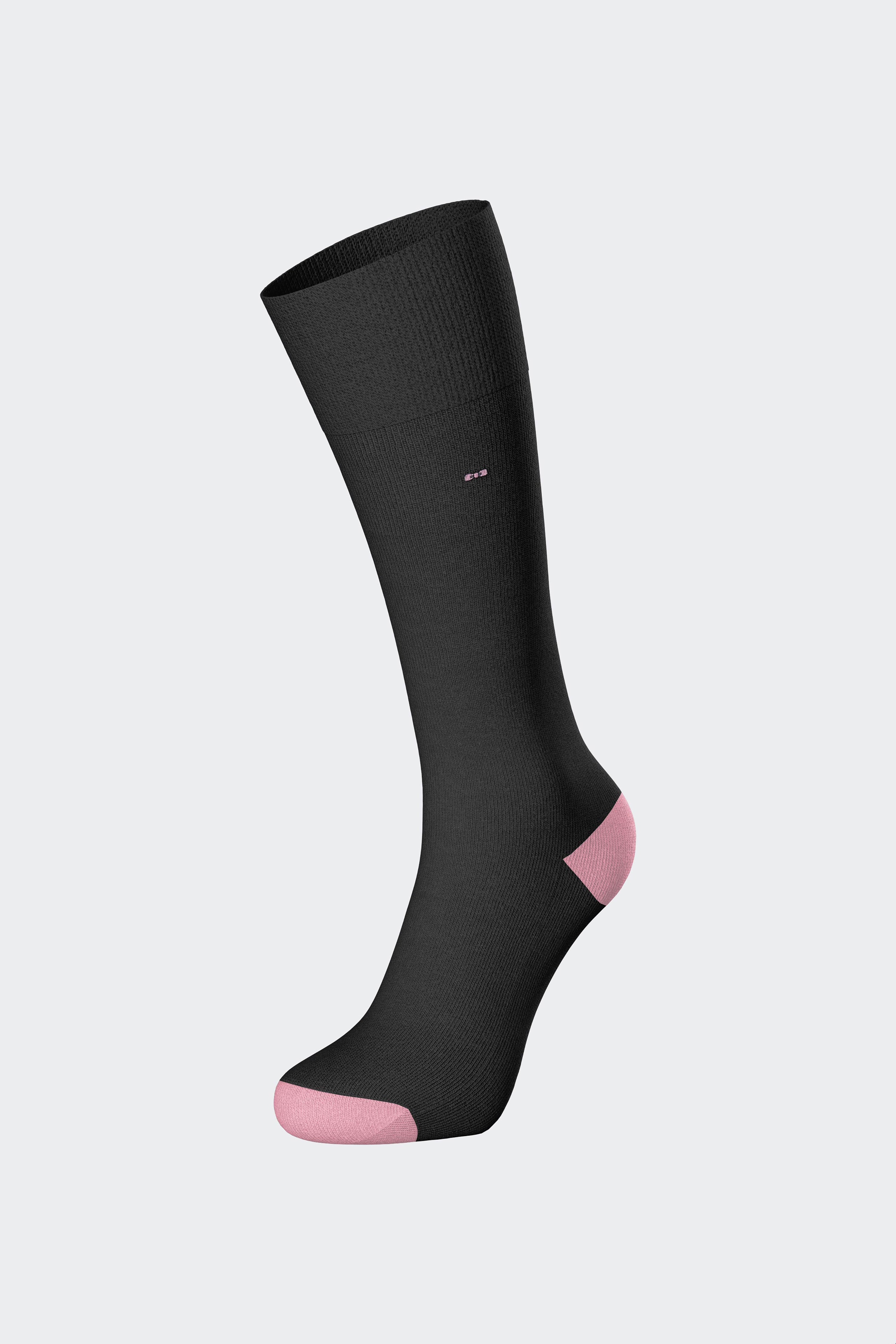 Paire de chaussettes en coton mélangé noir