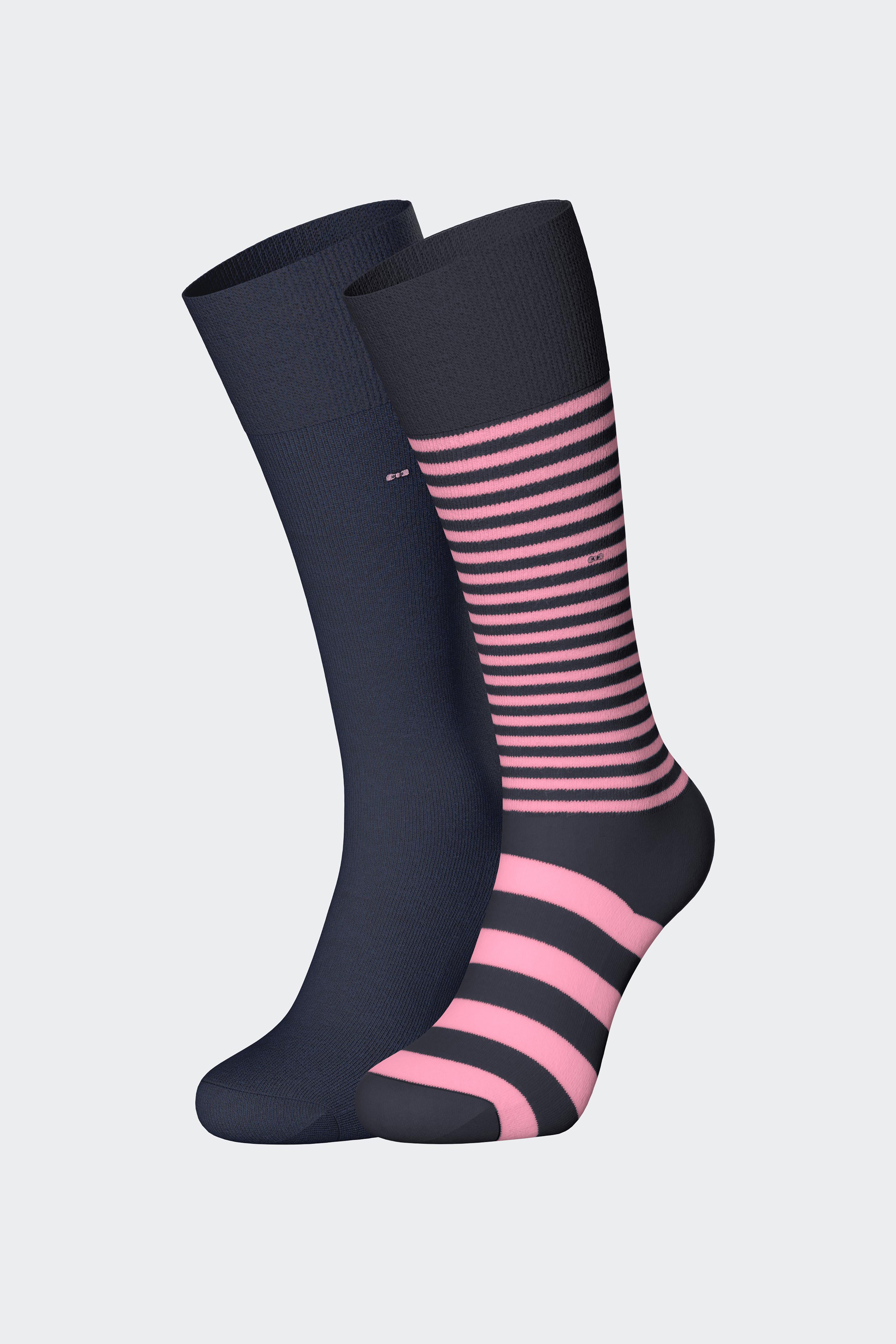Lot de chaussettes en coton mélangé rose