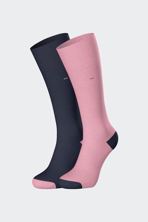 Lot de chaussettes en coton mélangé rose - Image 1