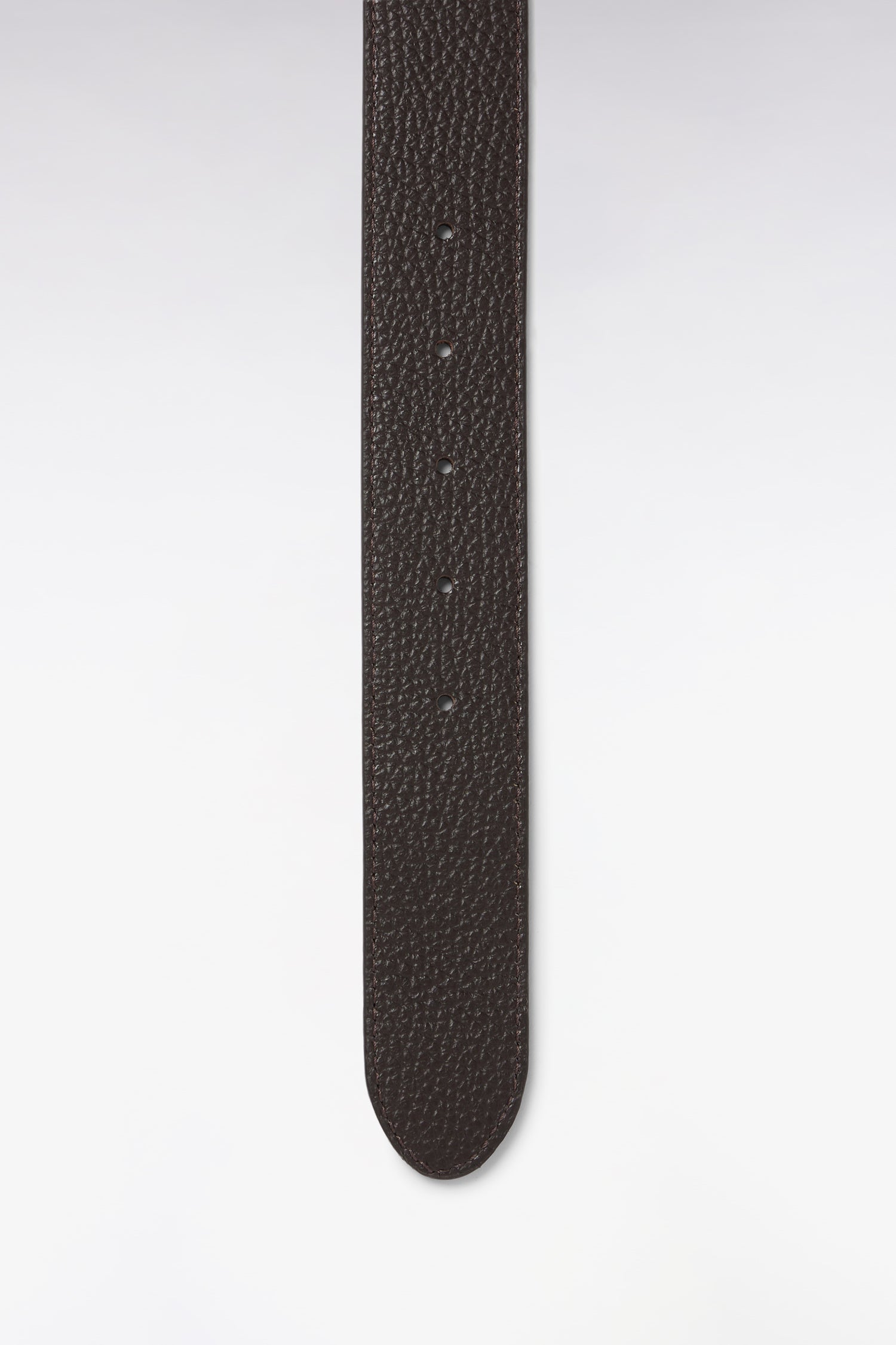 Ceinture réversible en cuir marron