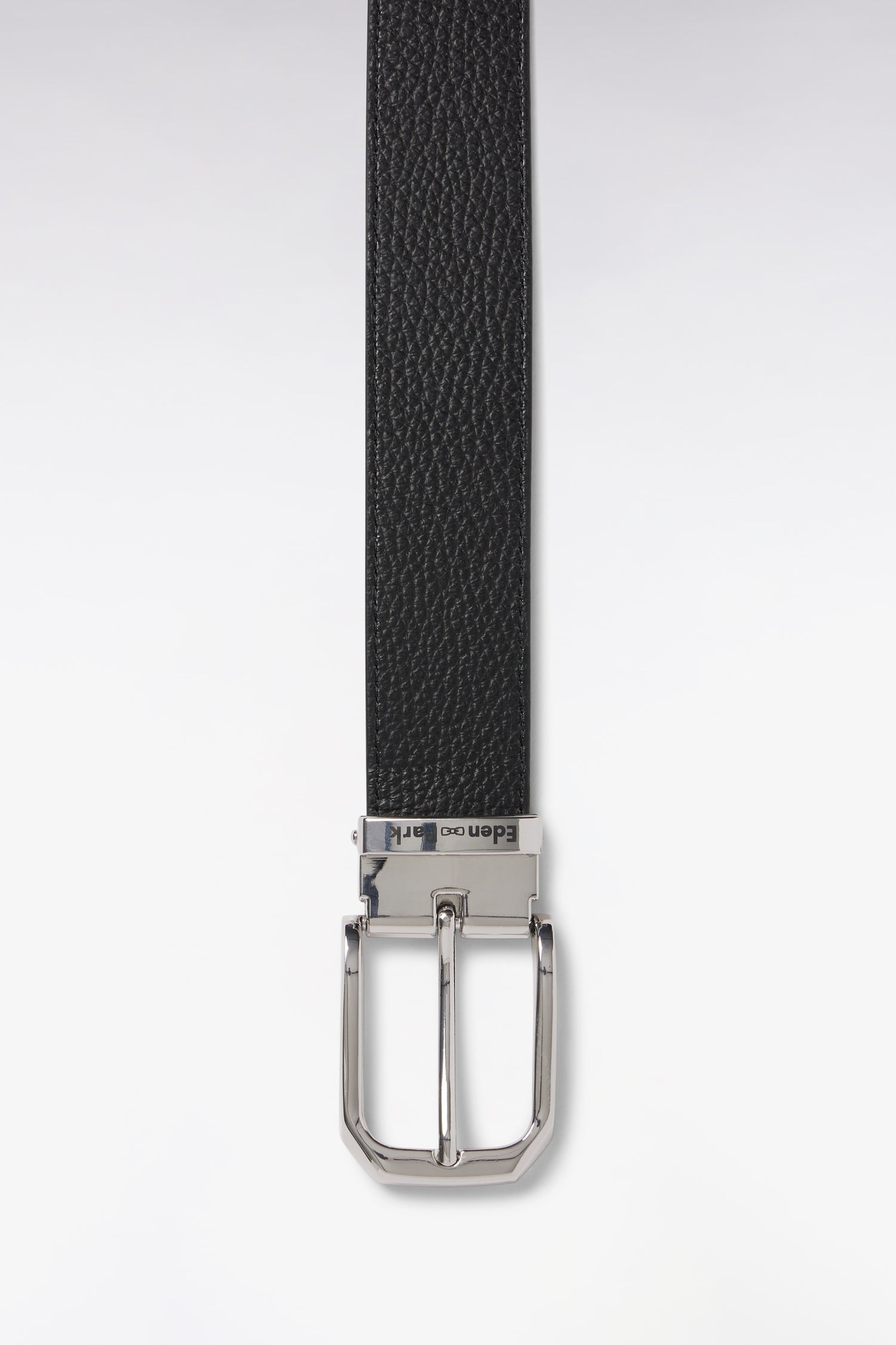 Ceinture réversible en cuir noir