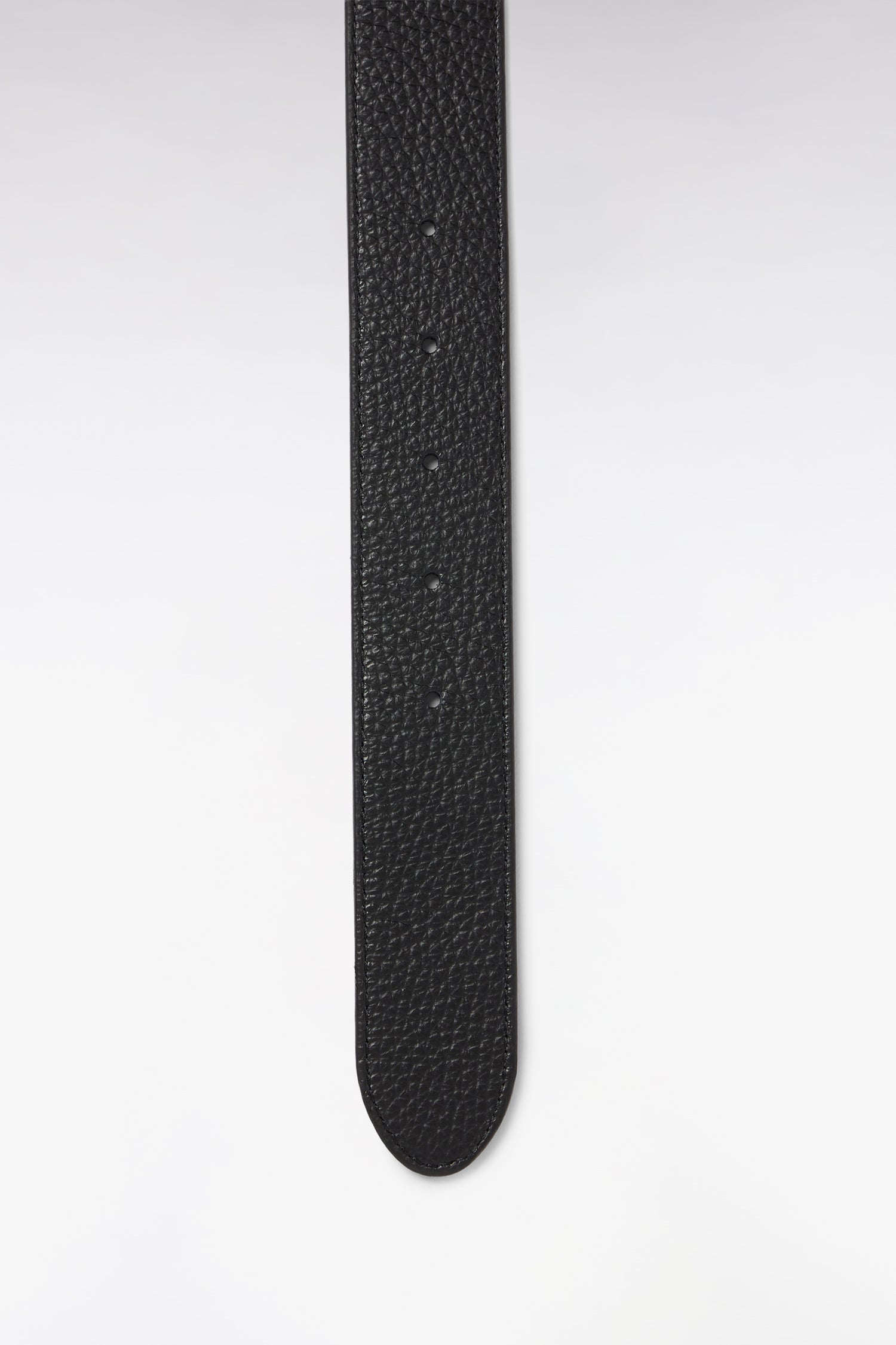 Ceinture réversible en cuir noir