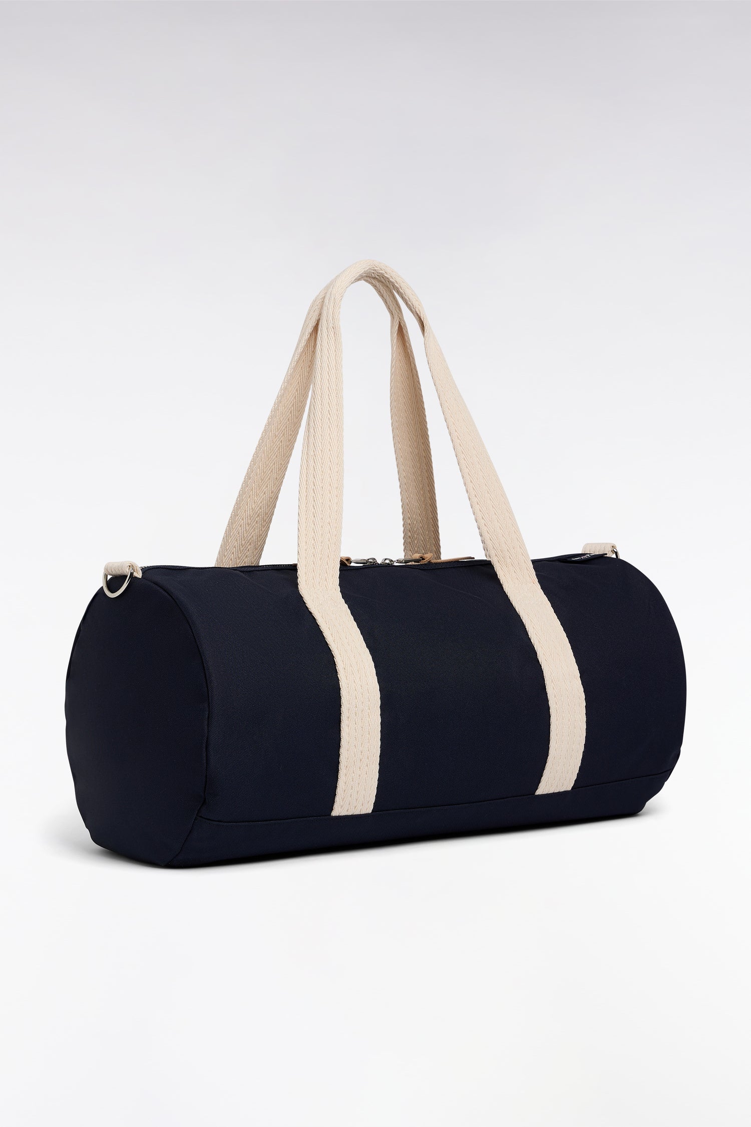 Sac de sport en toile marine à détails de cordage