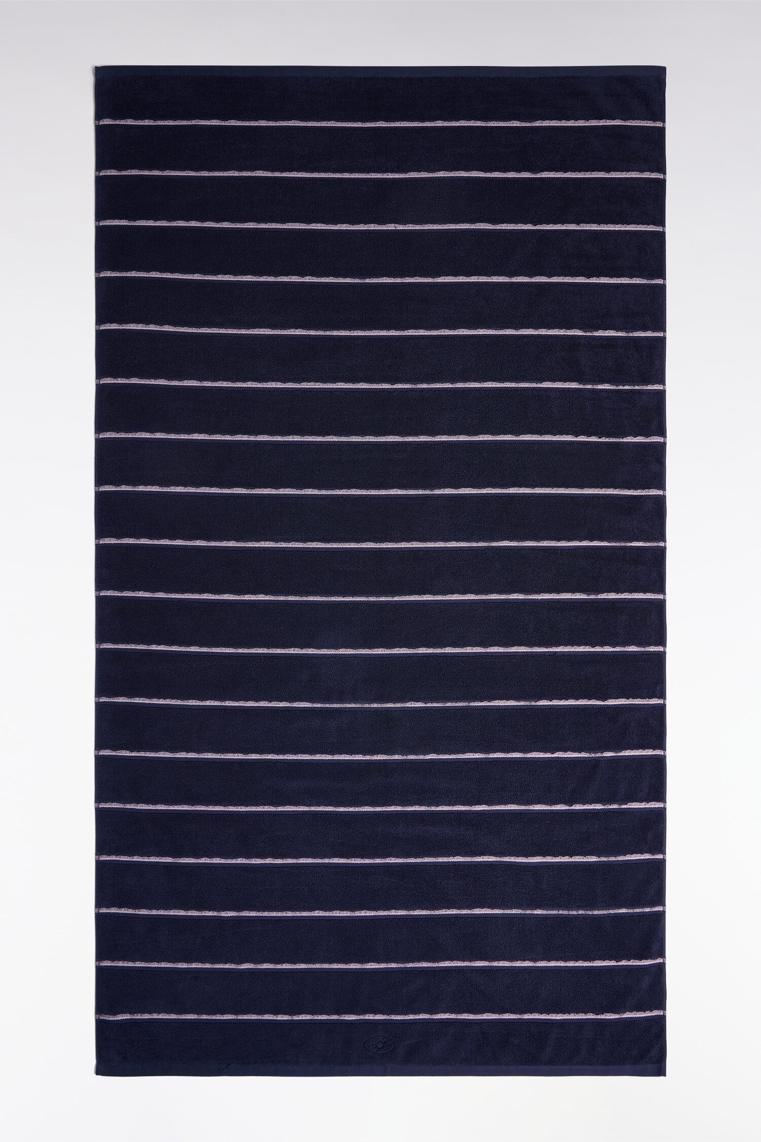Serviette de plage en coton marine