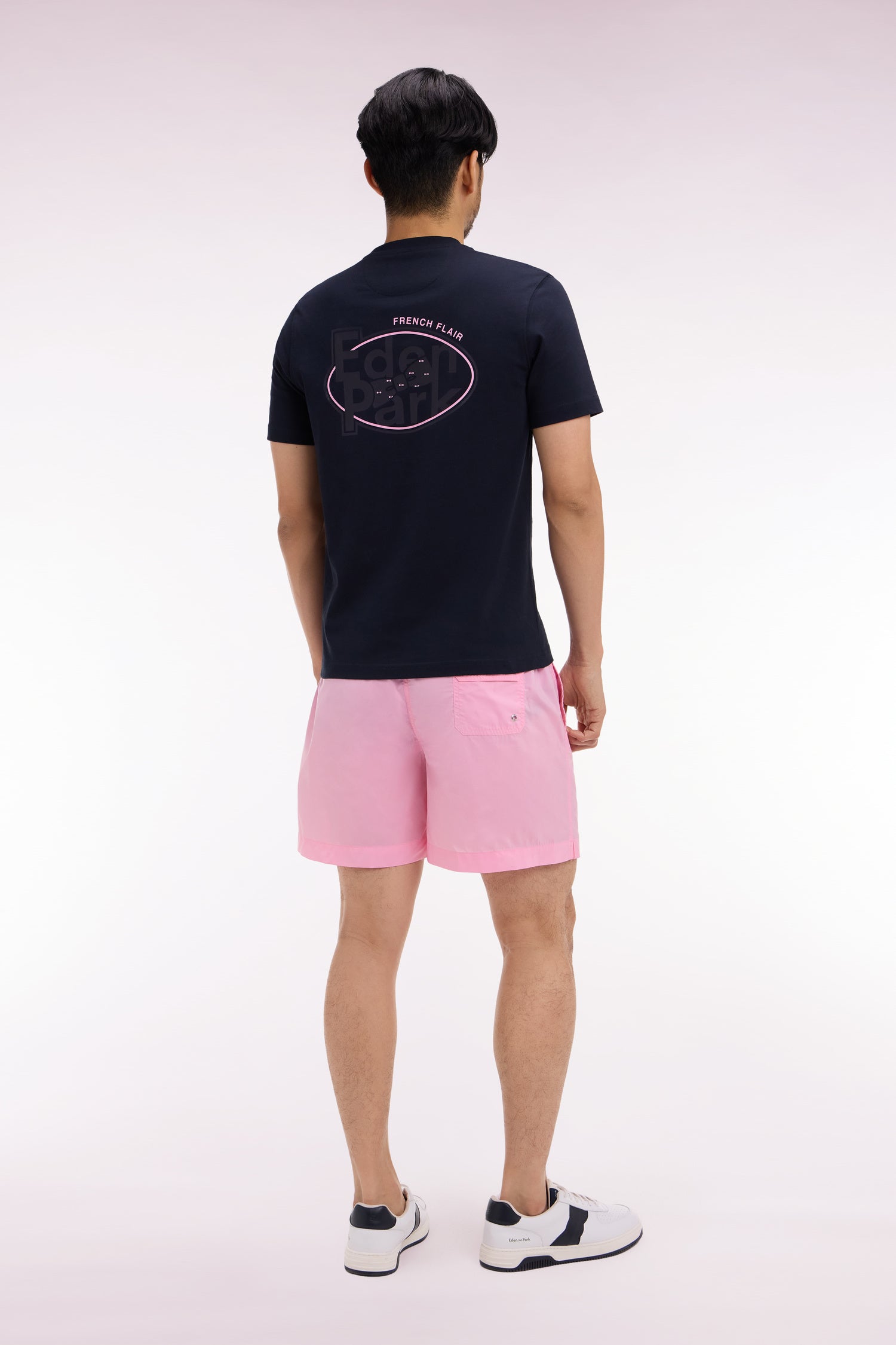 Maillot de bain uni rose