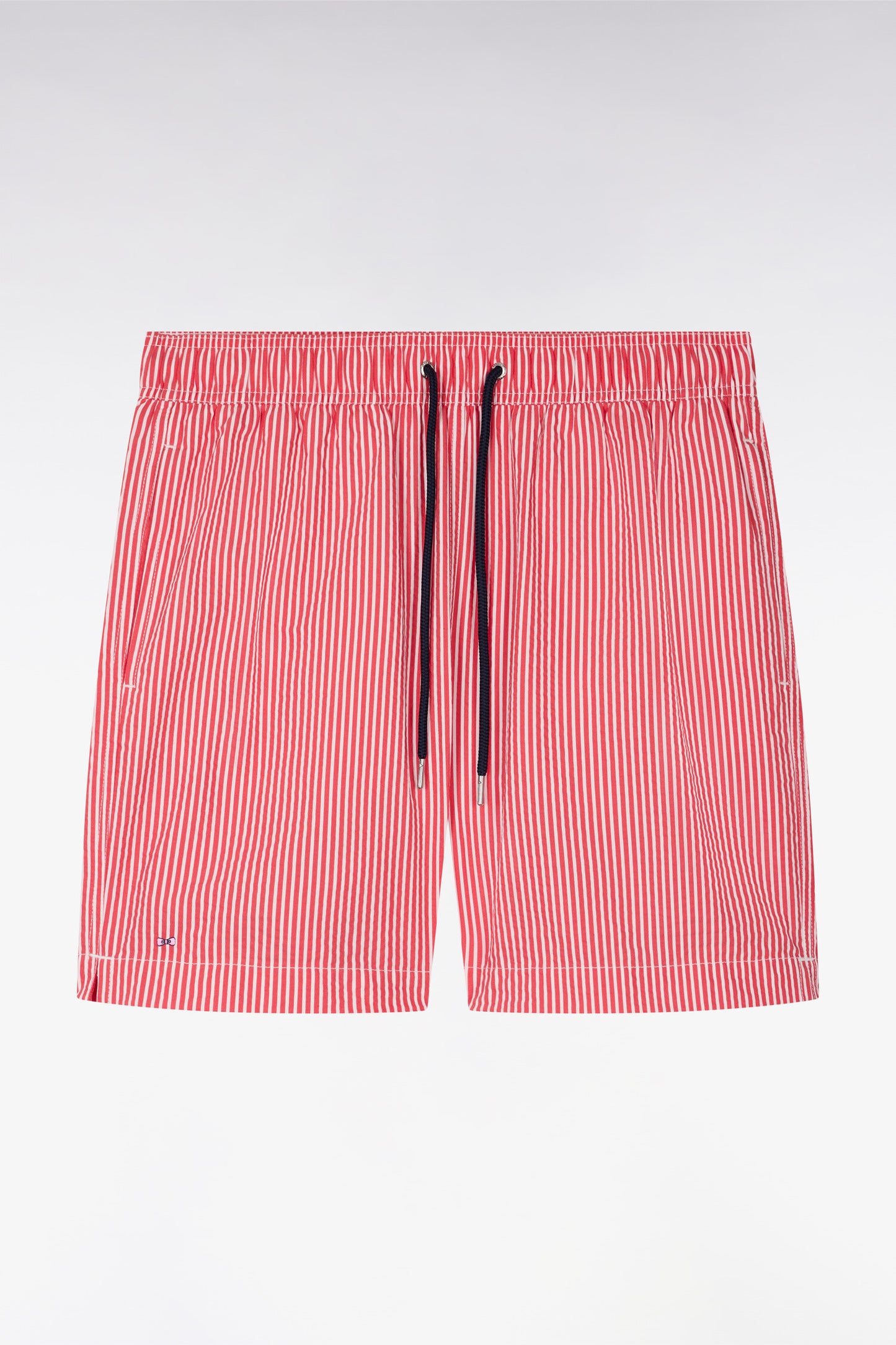 Maillot de bain en coton mélangé rouge