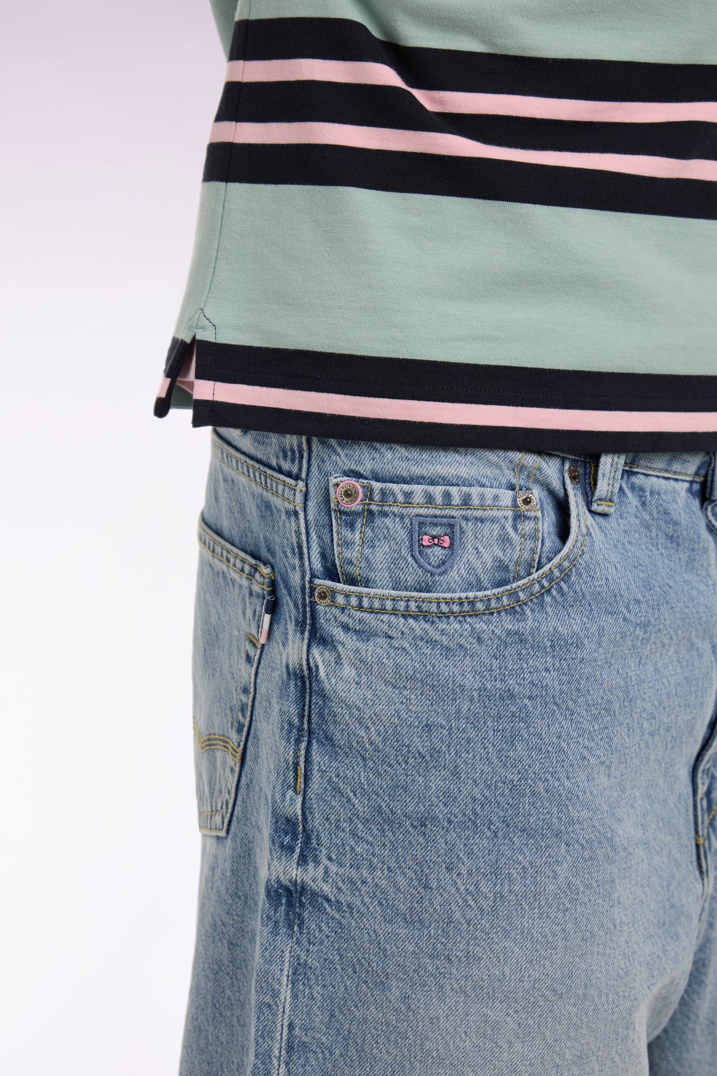 Bermuda Super Reg en denim stone bleach foncé