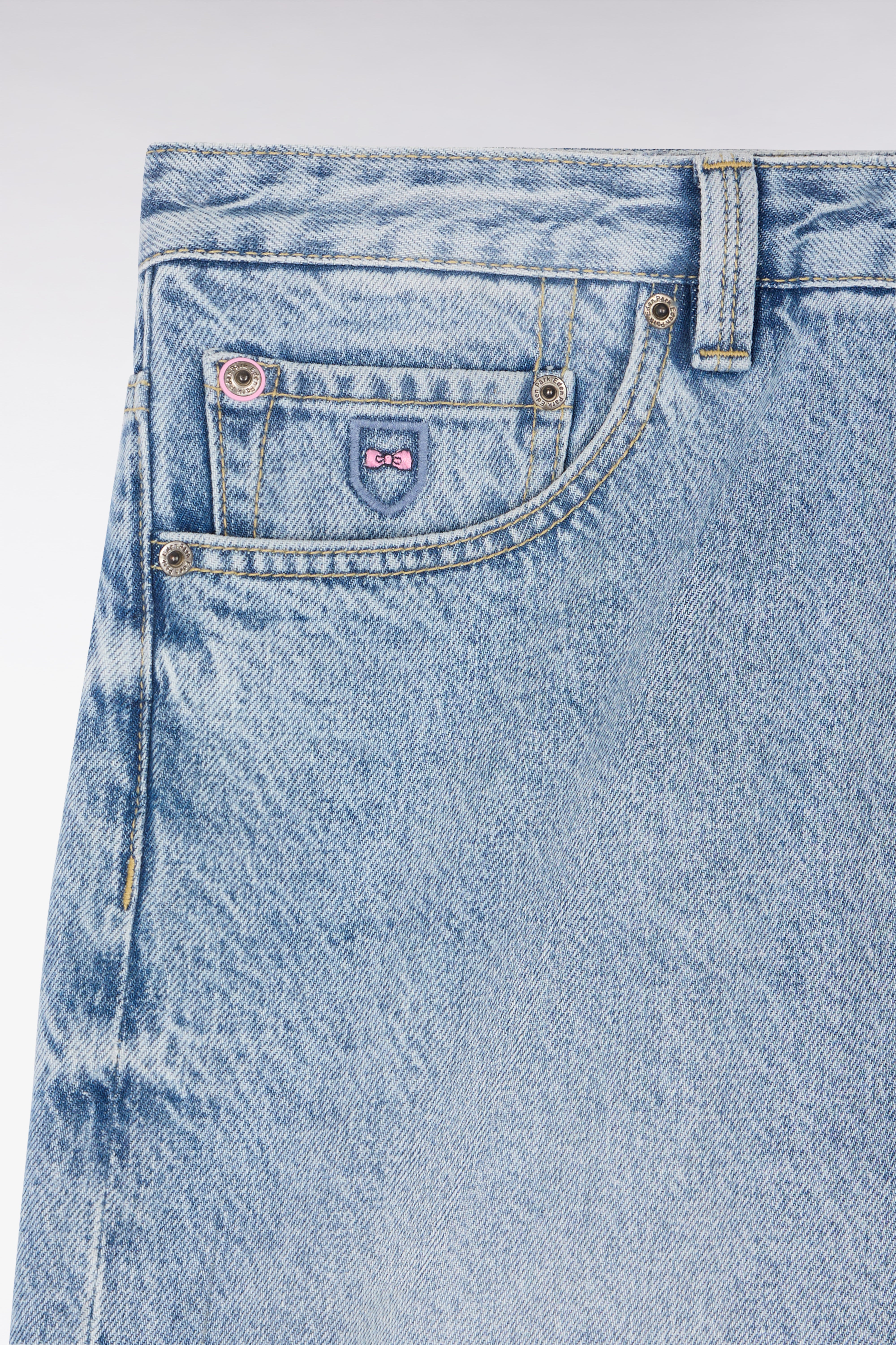 Bermuda Super Reg en denim stone bleach foncé