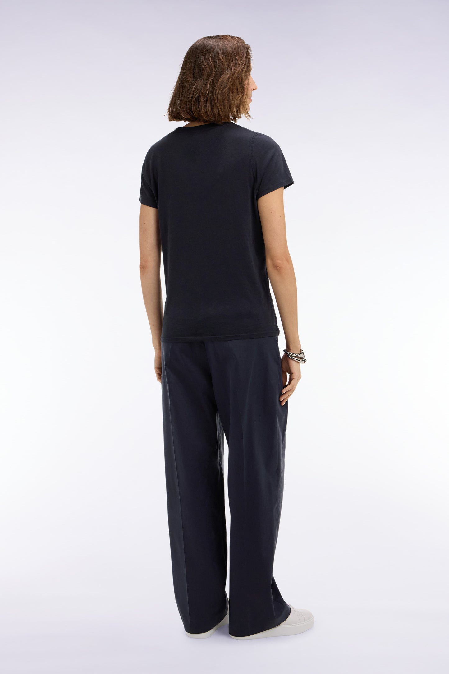 Pantalon flare fluide noir