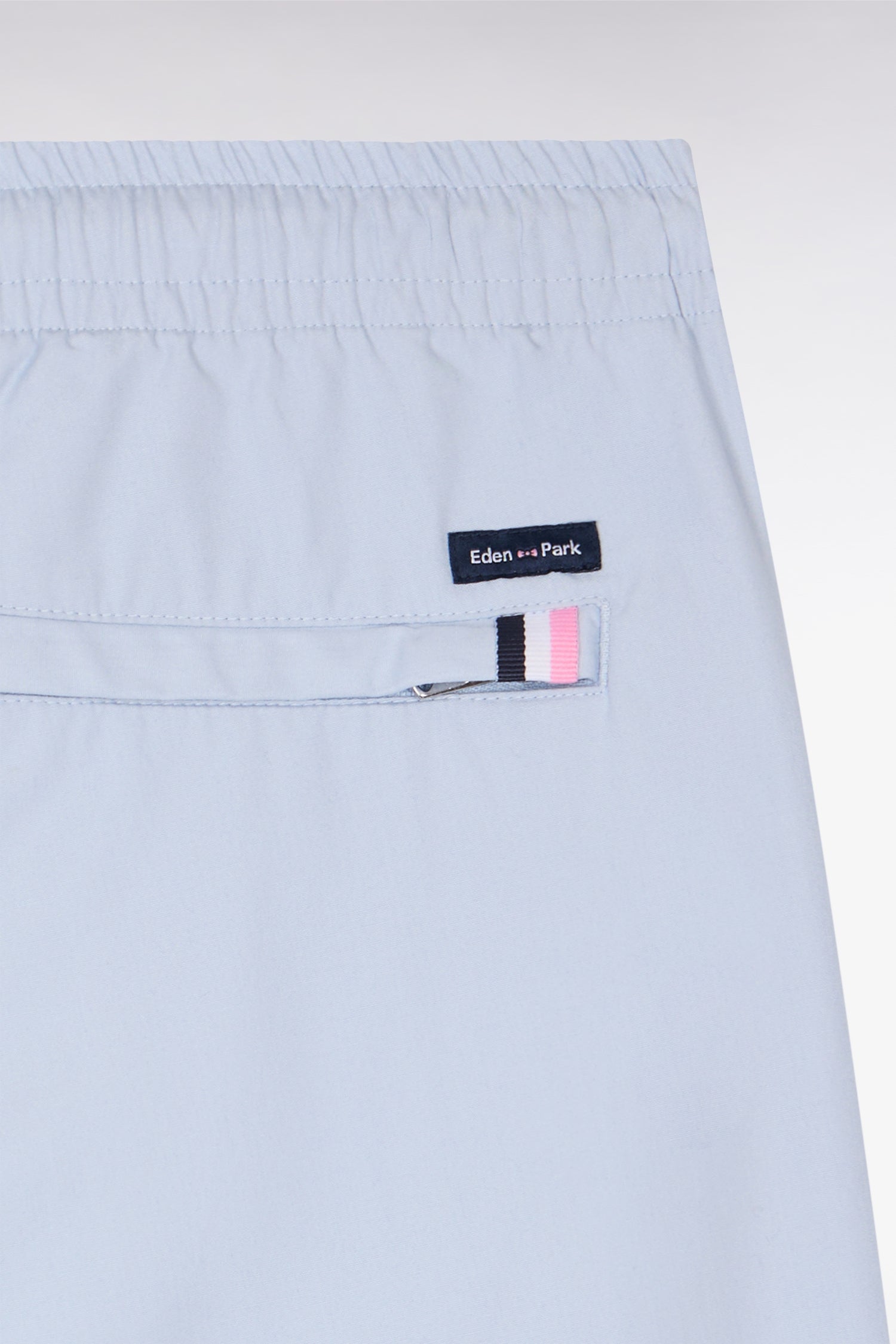 Pantalon en toile de coton gris clair