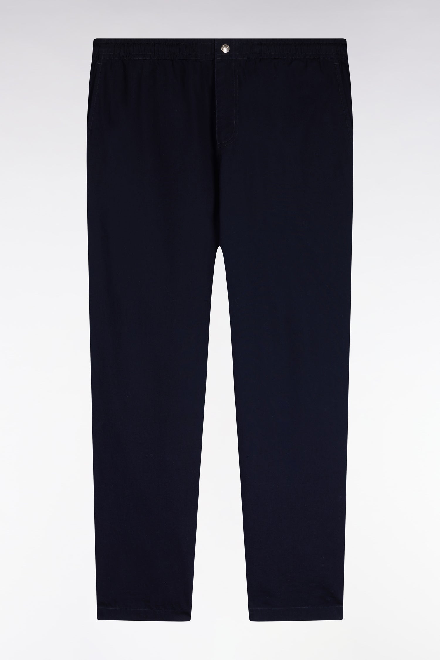 Pantalon en toile de coton marine