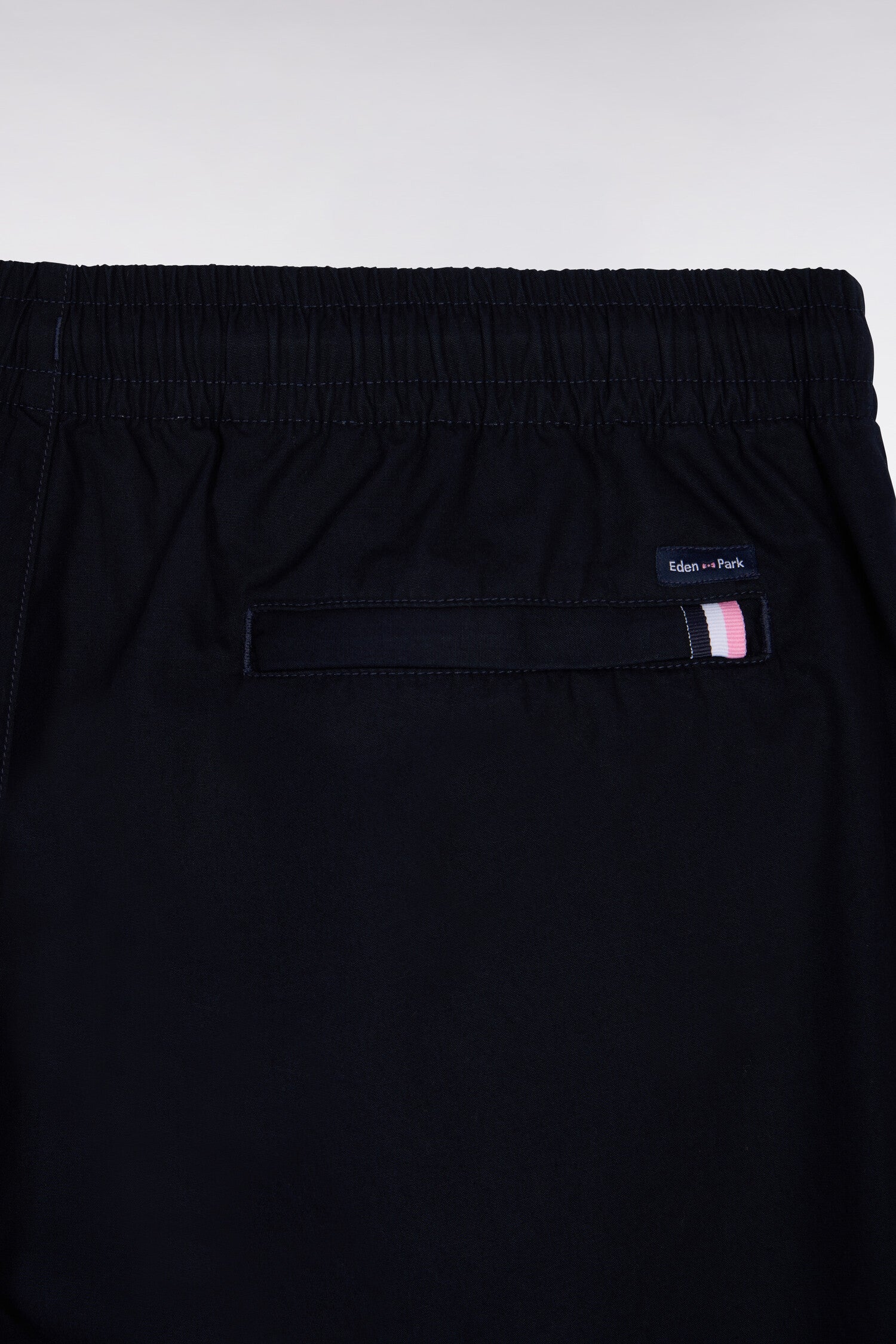 Short en popeline de coton marine