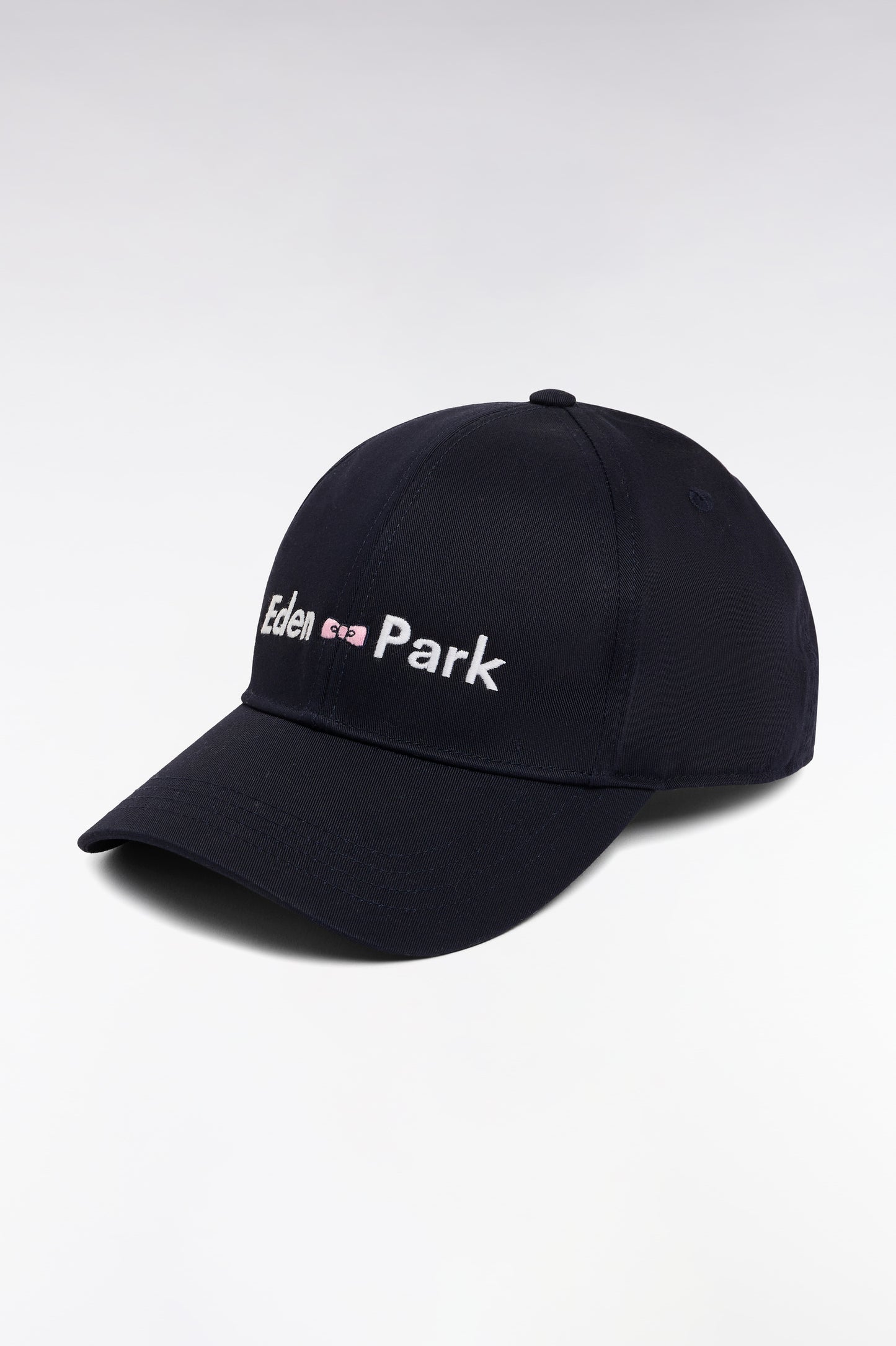 Casquette en twill de coton marine broderie Eden Park