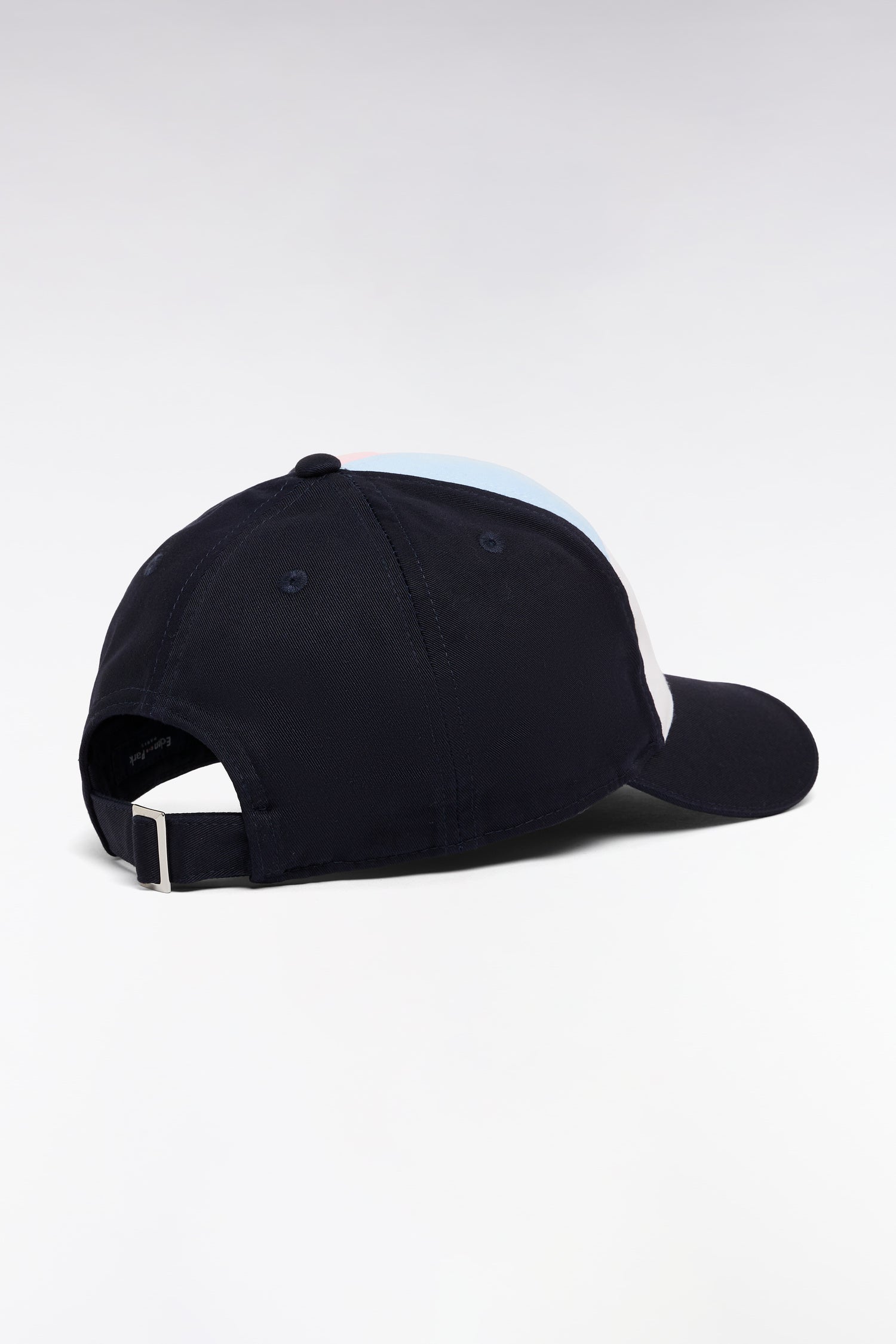 Casquette en coton bimatière colorblock