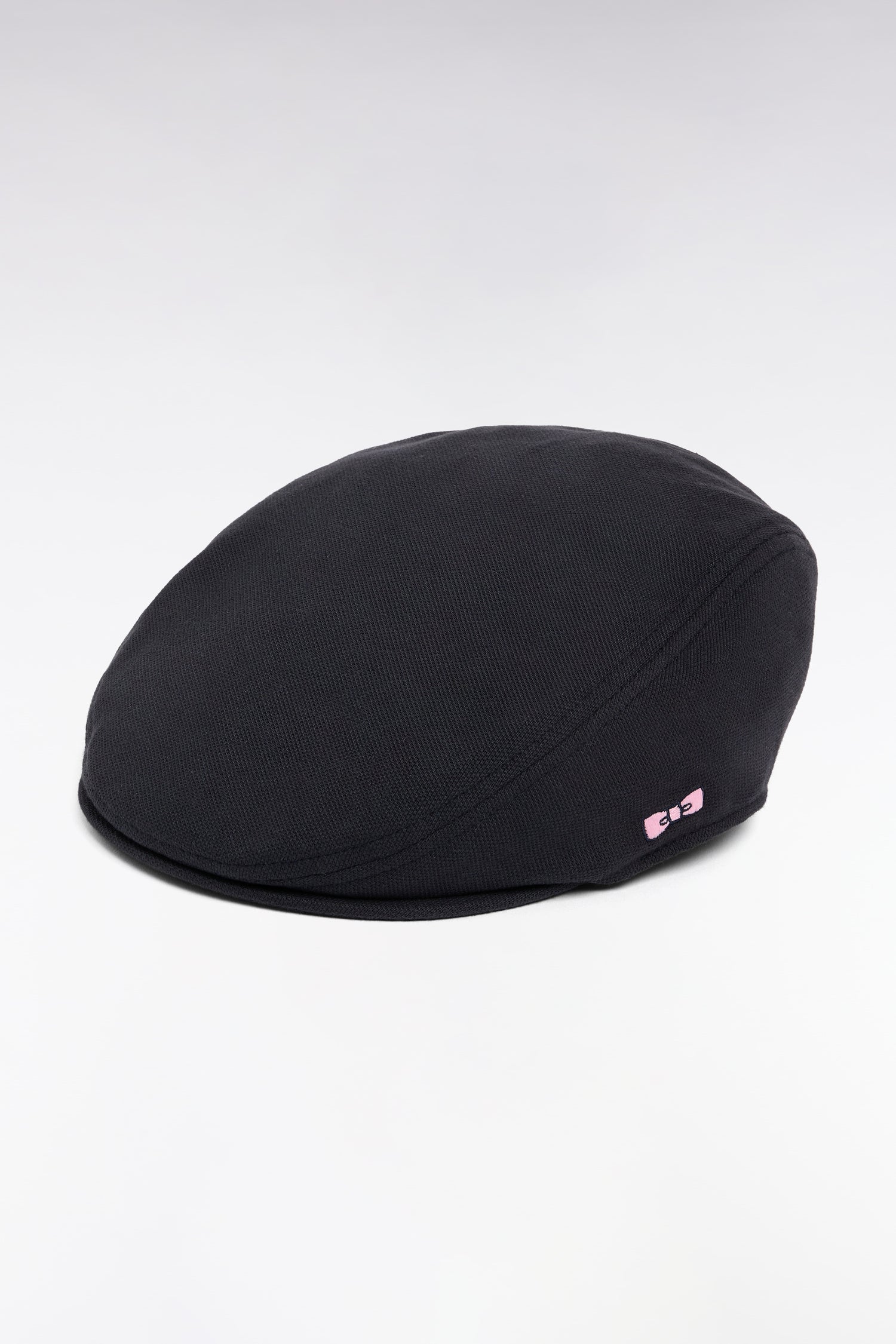 Kappe béret aus piqué von Baumwolle Marineblau