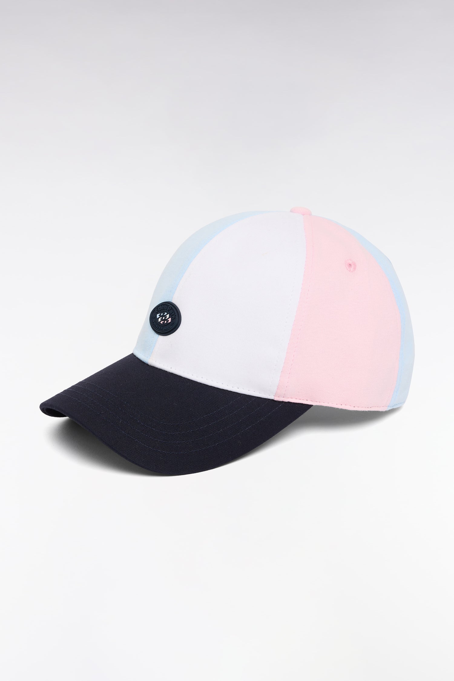 Kappe aus Baumwolle Colorblock Badge rugby