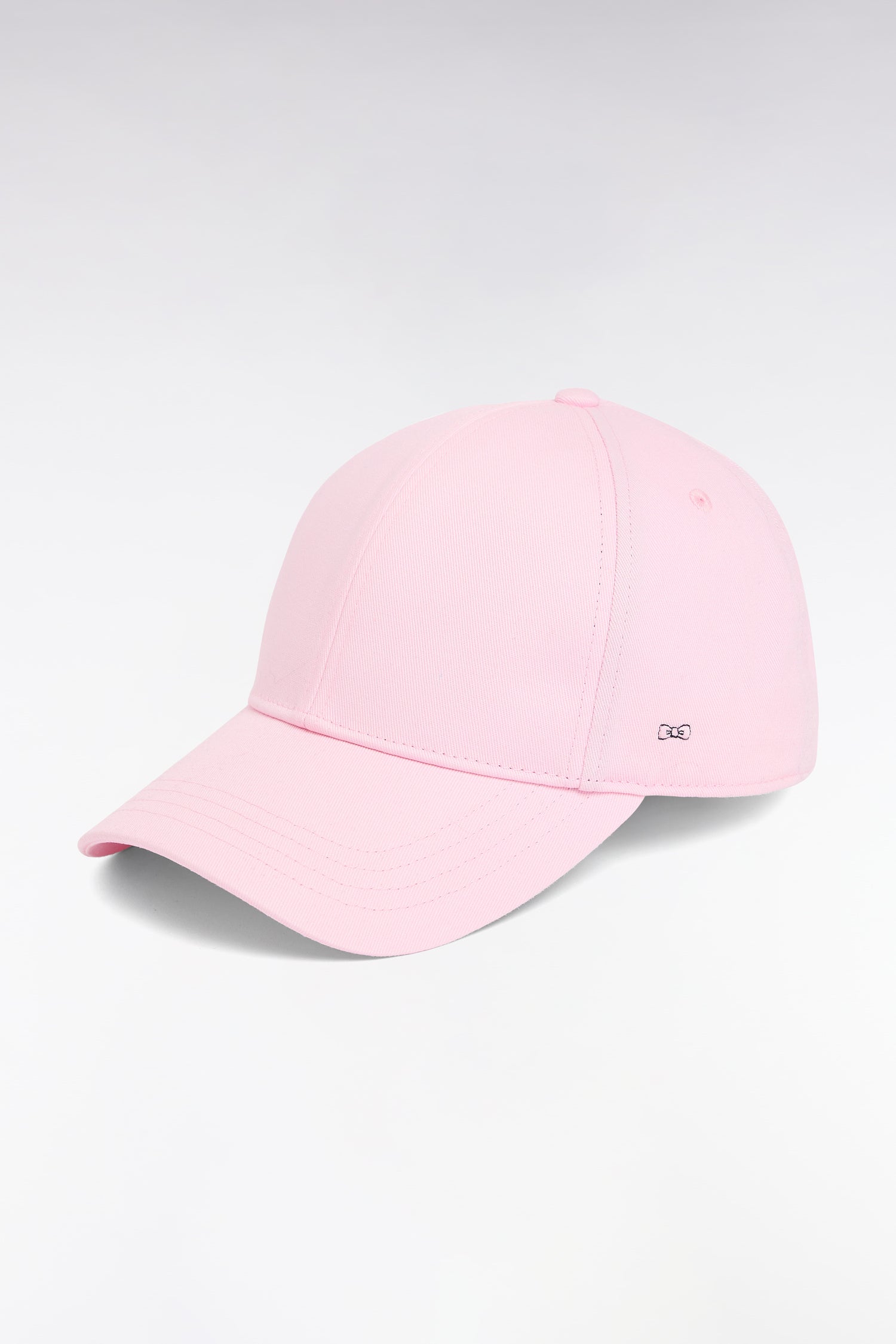 Kappe unifarben aus Baumwolle Rosa