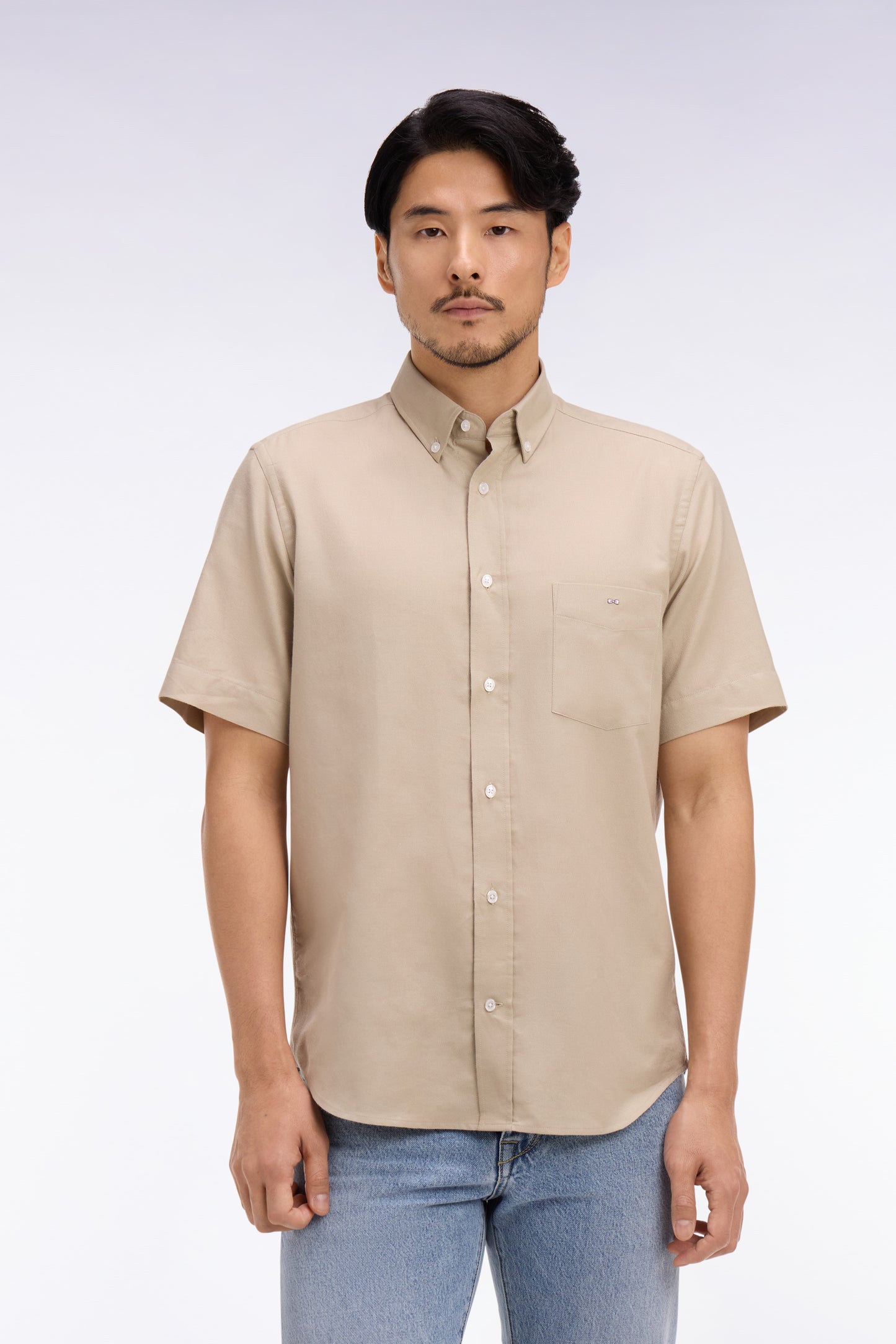 Chemise Beige à Manches Courtes – Ralph Lauren – Instinct Premium
