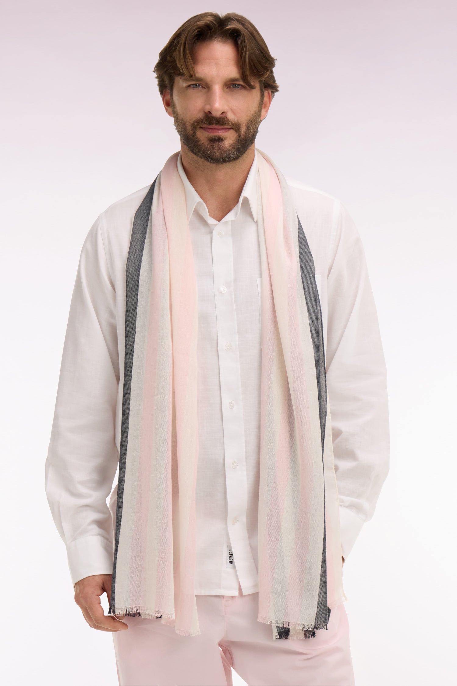 Chemise en coton blanche coupe regular