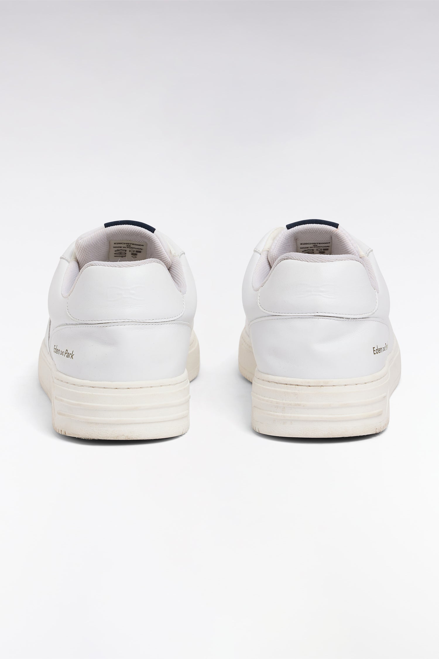 Sneakers en cuir blanc