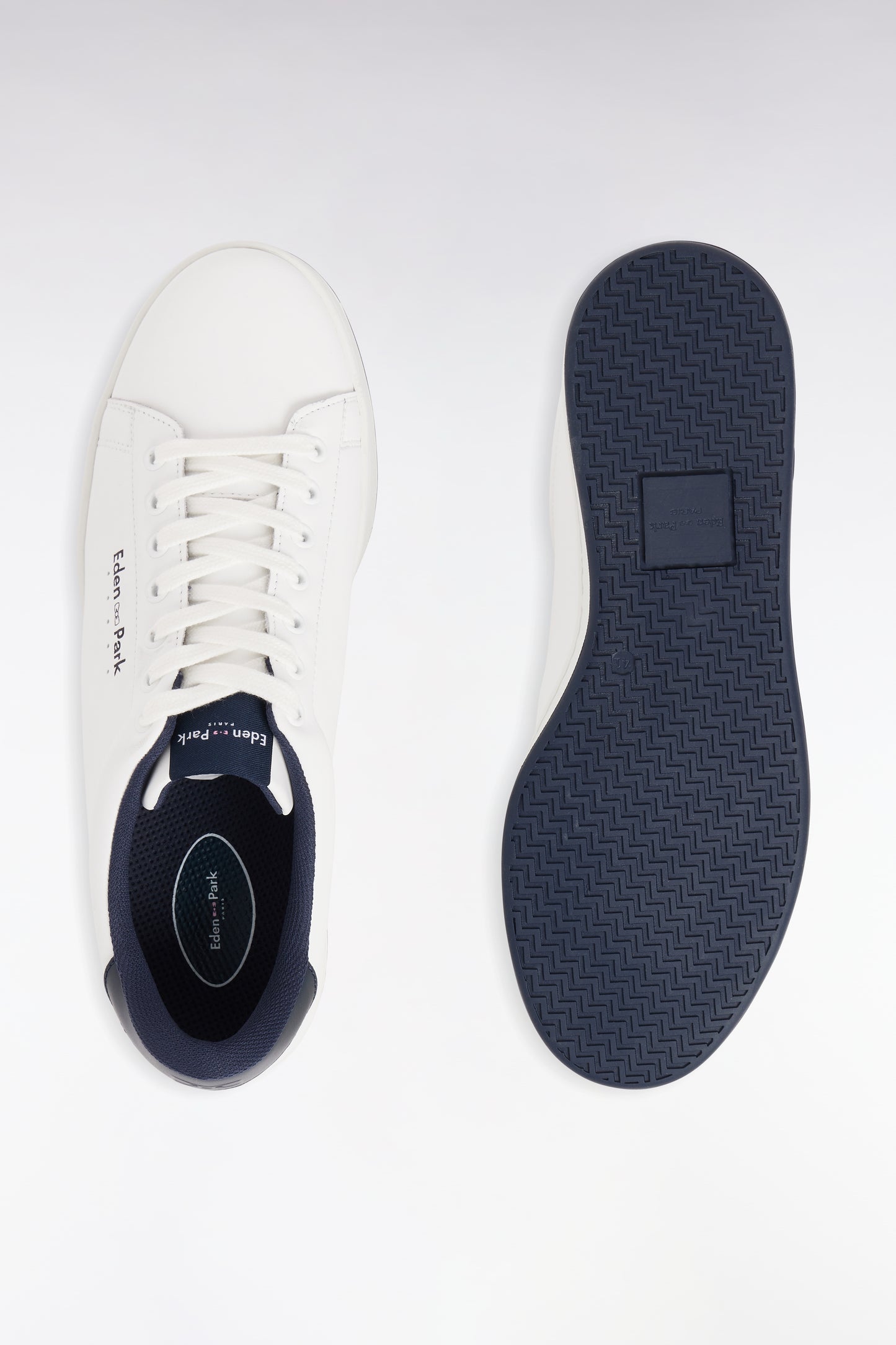 Baskets en cuir blanc