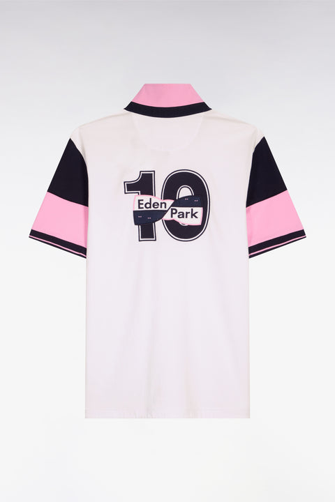 Maillot à manches courtes en coton blanc coupe regular - Image 2