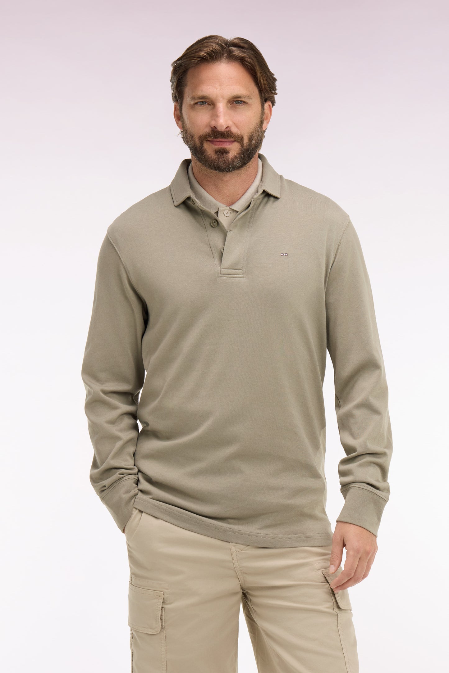 Maillot à manches longues en coton Pima