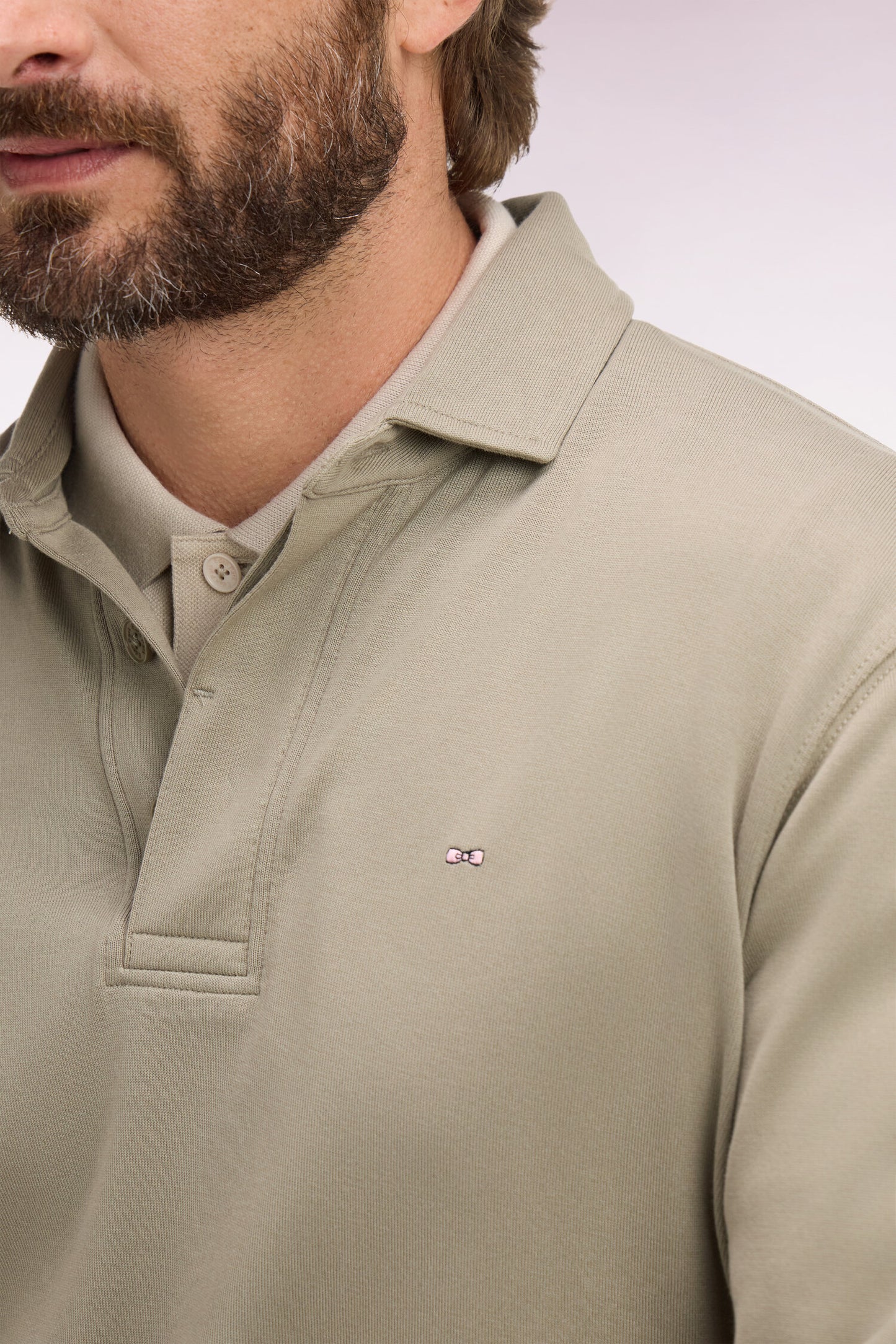 Maillot à manches longues en coton Pima