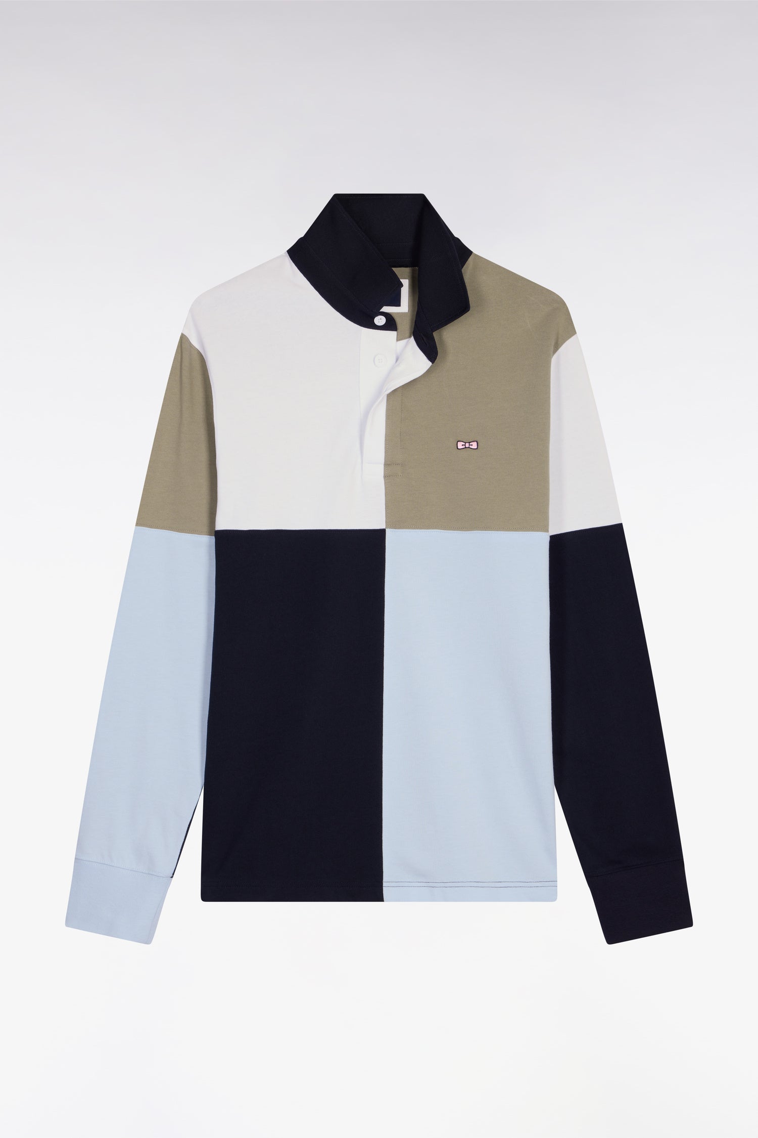 Maillot à manches longues en coton ciel croisé