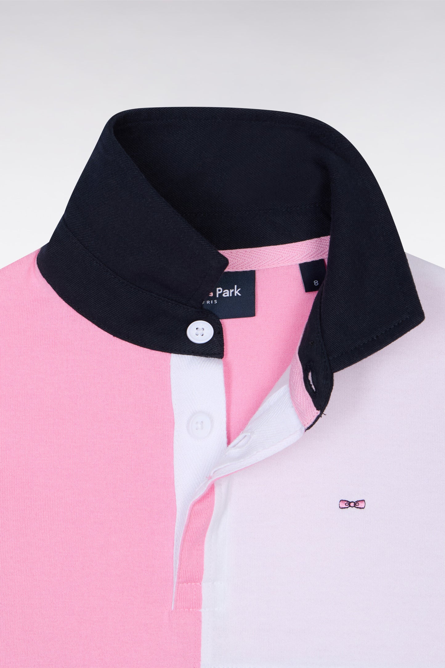 Maillot de rugby à manches longues en coton Pima colorblock