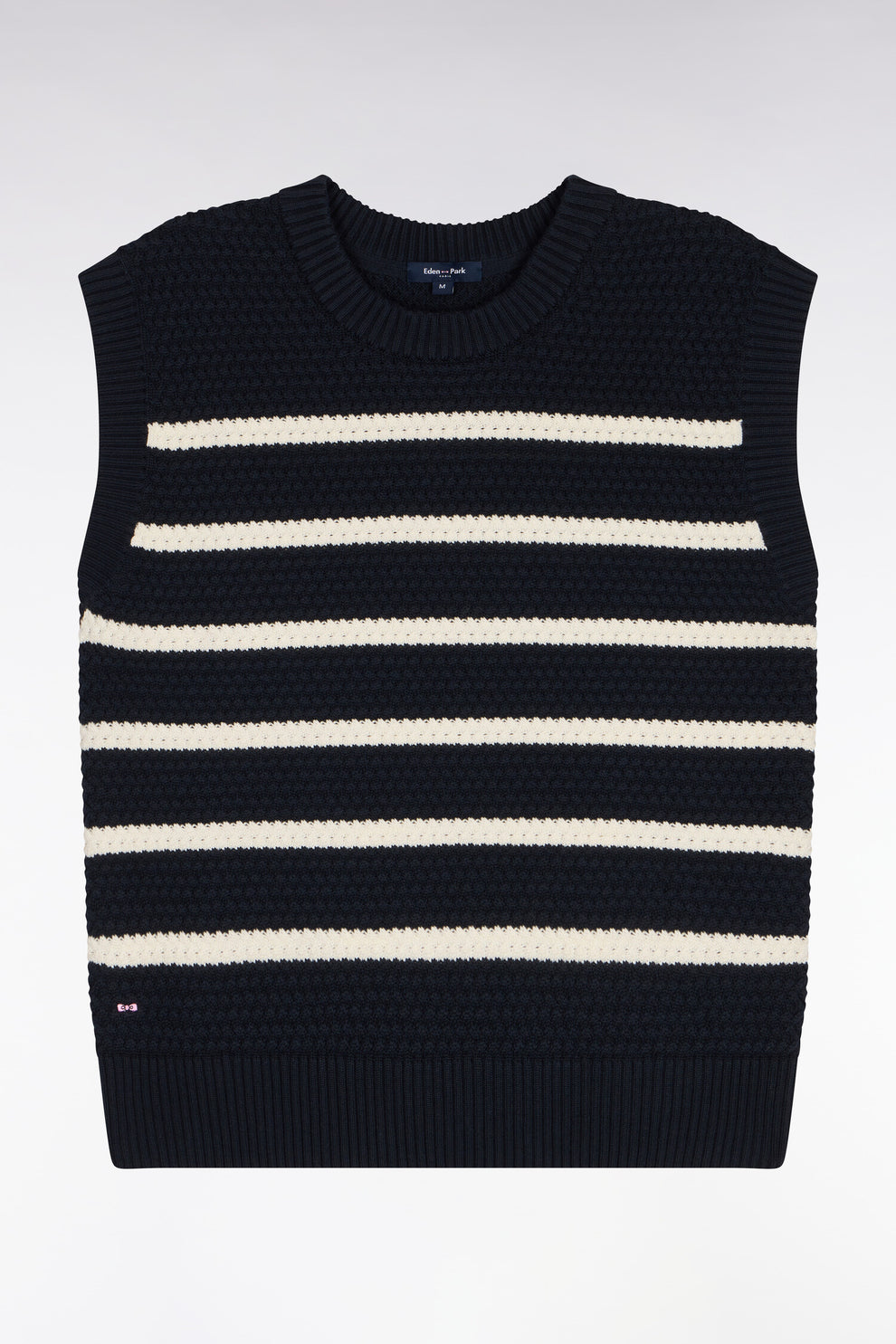 Débardeur Eden Park Homme Taille S - Bleu Marine - Coton - Occasion Très Bon état